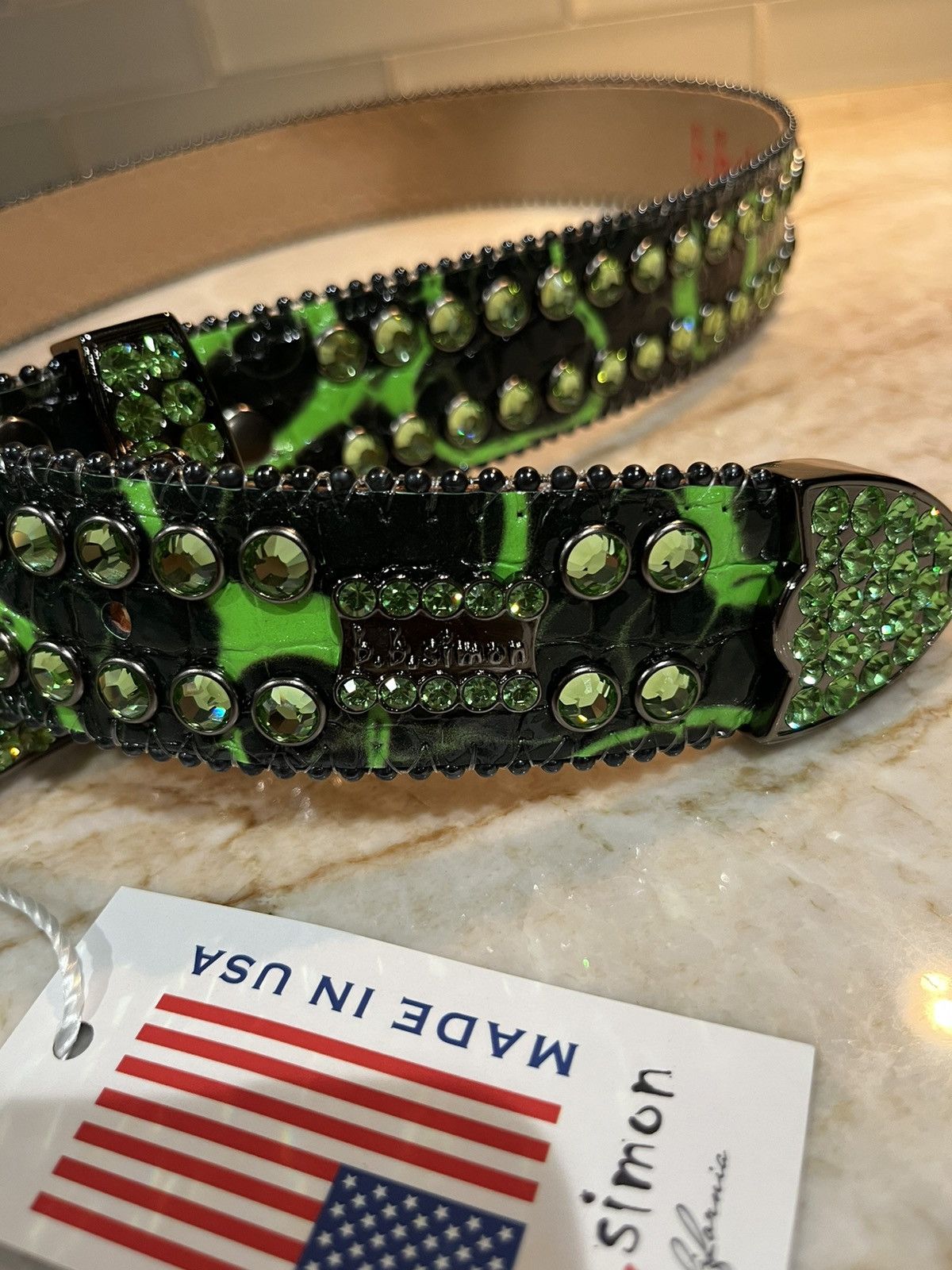 B.B. Simon Bb Simon belt Size 30 - 2 Thumbnail