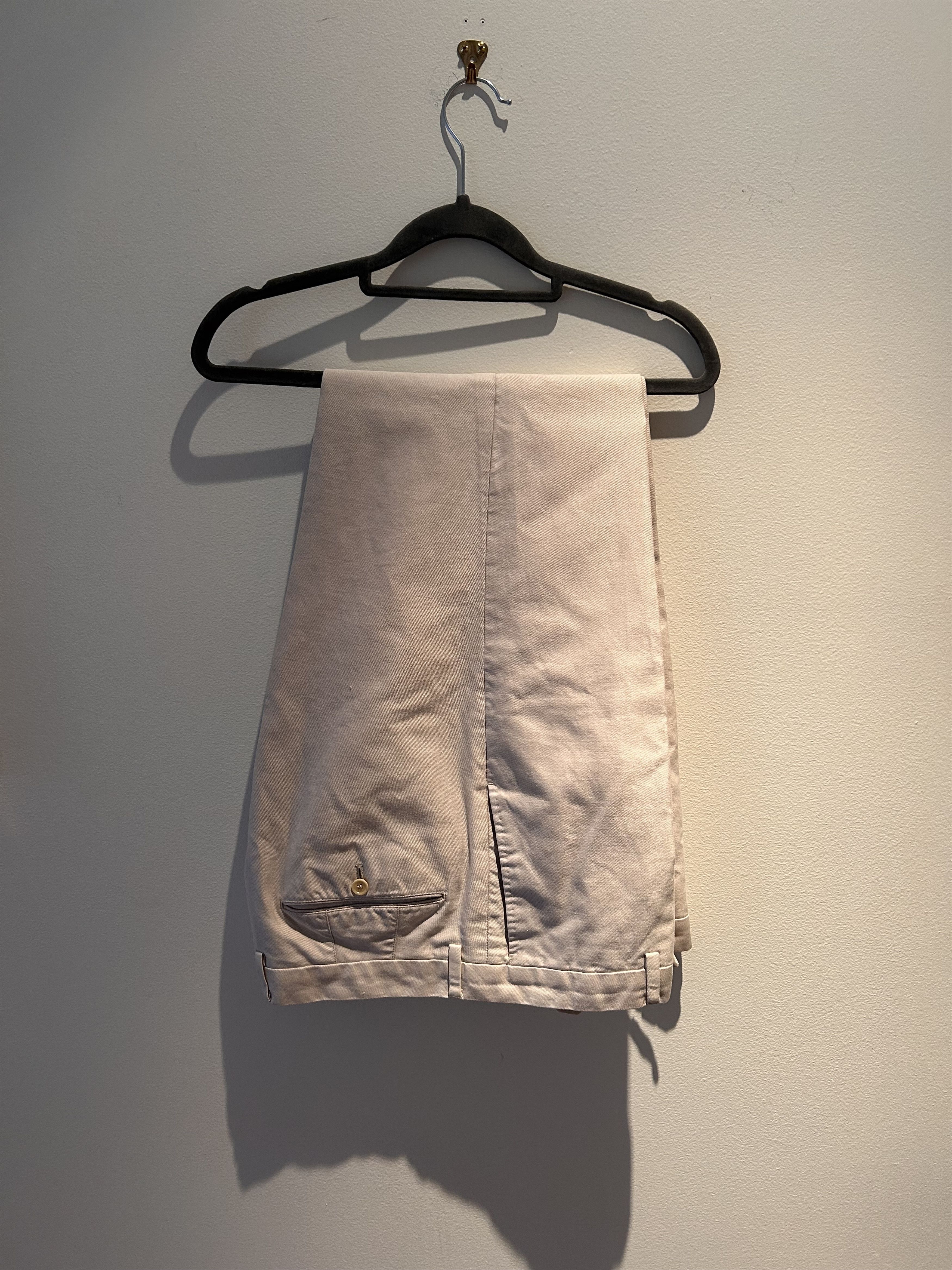 Ring Jacket stone cotton trousers