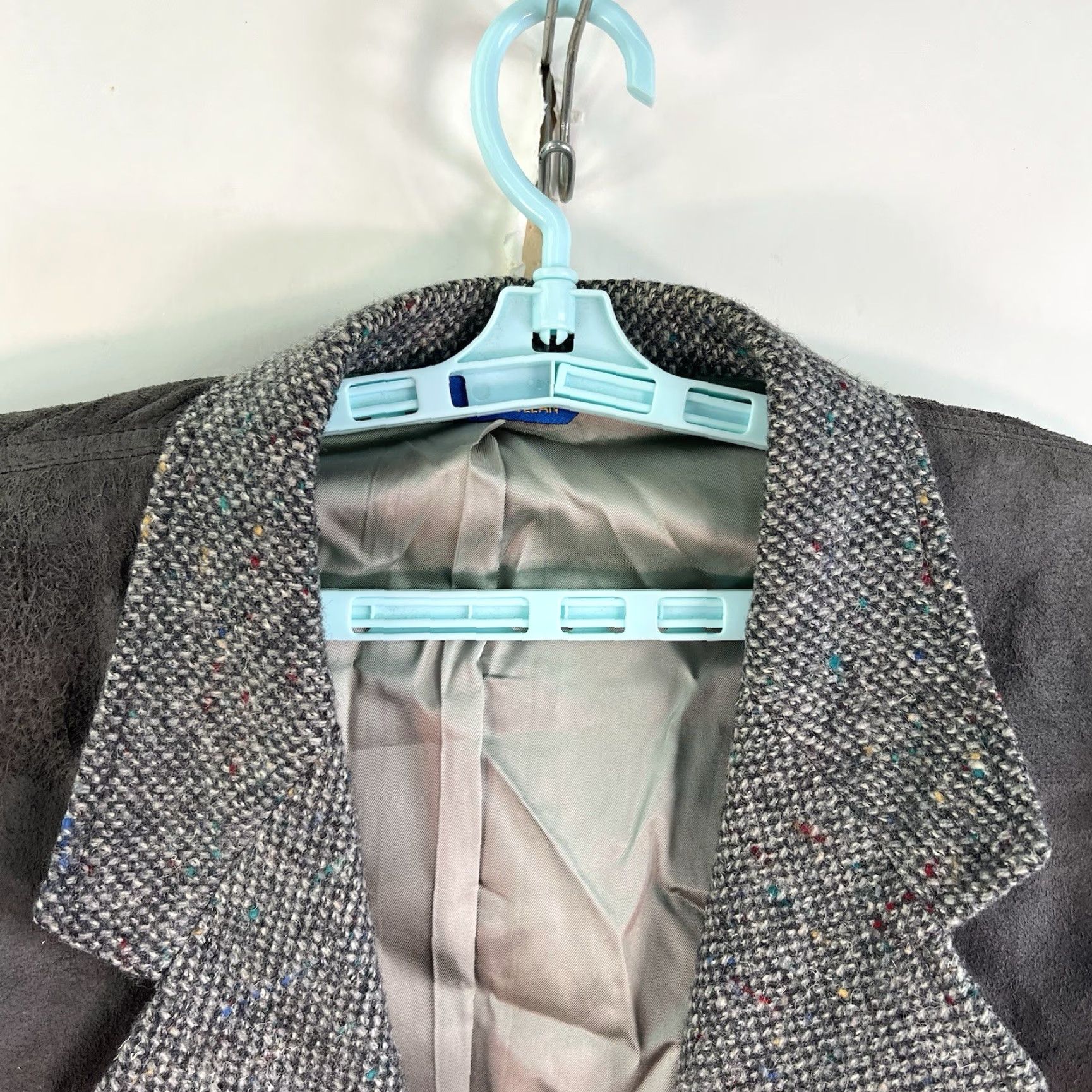 Pendleton Vintage Pendleton Men’s Wool Sport Coat Jacket 46 Gray Western Tweed Herringbone Single-Breasted Size 46R - 3 Thumbnail