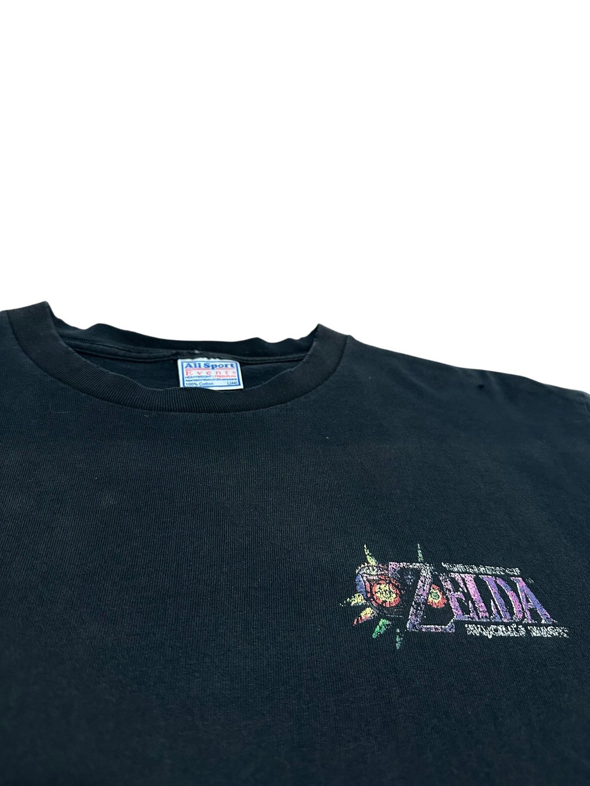 Vintage Vintage 90’s Zelda Majoras Mask T Shirt Size US L / EU 52-54 / 3 - 3 Thumbnail