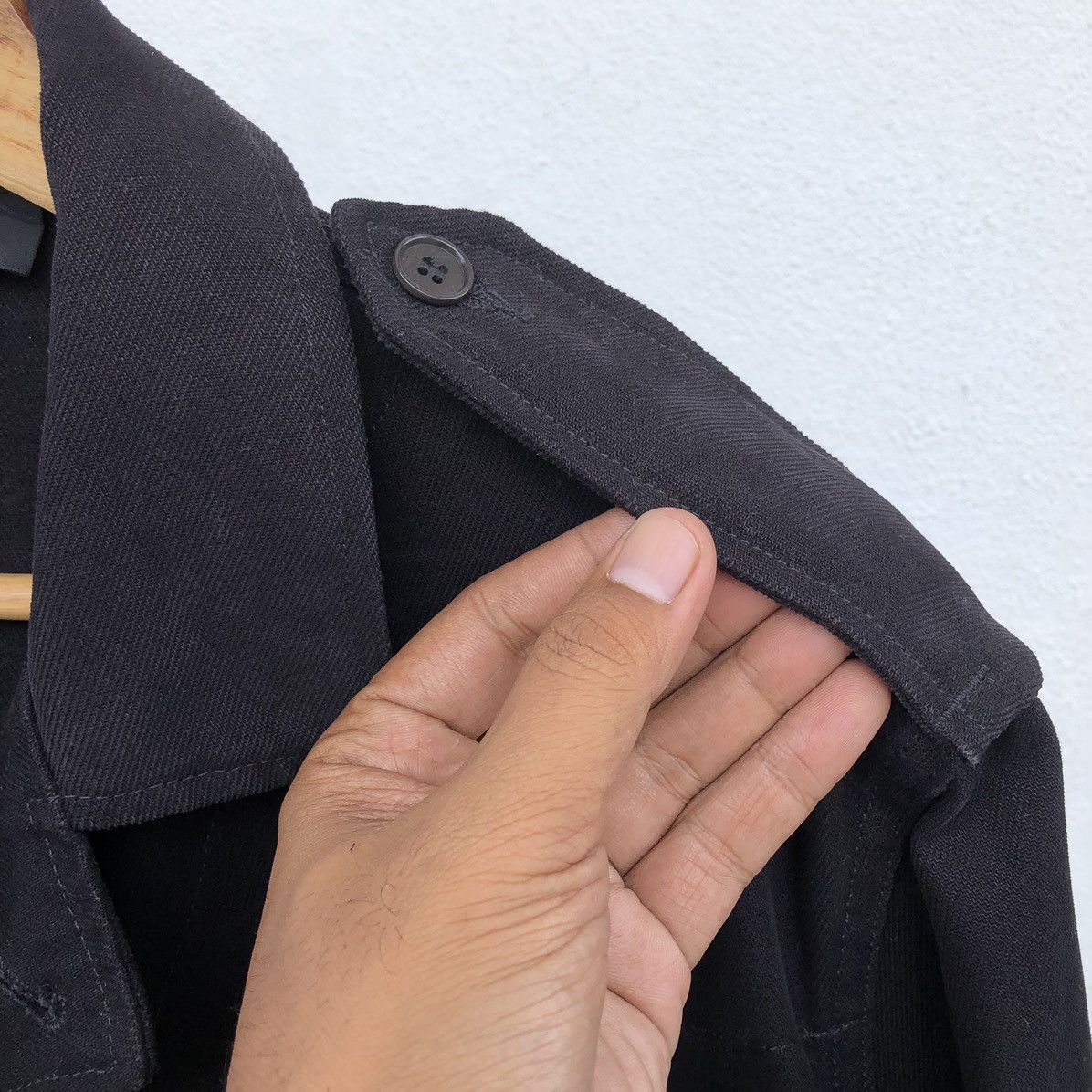 A.P.C. APC Men's Military Black Button Up Field Jacket Size US M / EU 48-50 / 2 - 7 Thumbnail