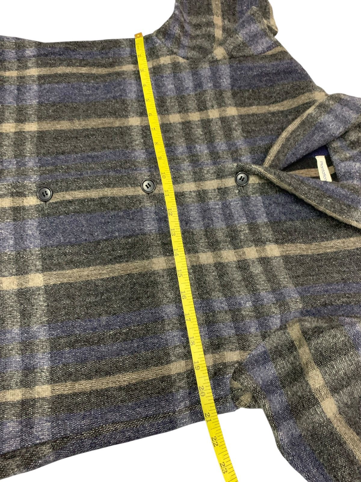 Designer × Issey Miyake × Japanese Brand Plantation Issey Miyake Button Ups Wool Jacket Size US M / EU 48-50 / 2 - 10 Thumbnail