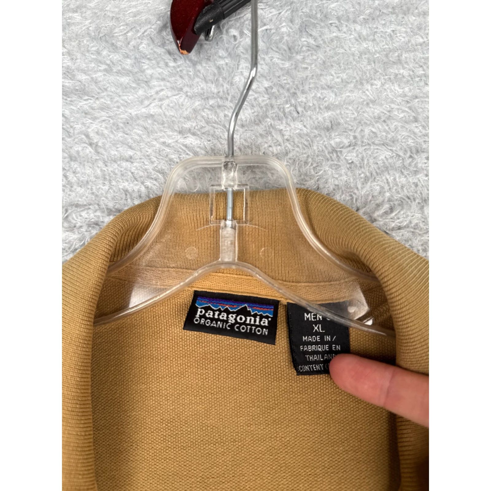 Patagonia Patagonia Polo Shirt Adult XL Beige 100% Cotton Short Sleeve Slim Fit Logo Embroidered Men Shirt Polo Shirt Vintage: No Size US XL / EU 56 / 4 - 7 Thumbnail