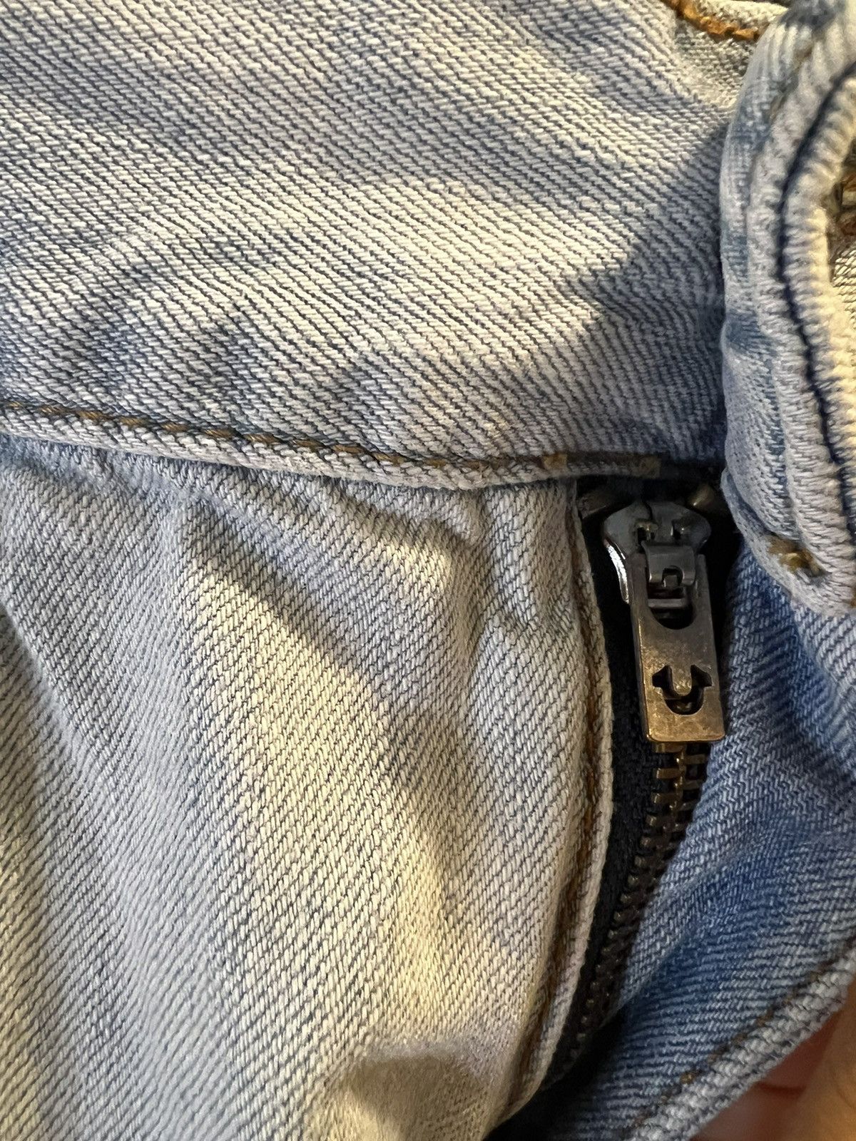True Religion × Vintage Y2K True Religion Ricky Jorts (Jean Shorts) Size US 38 / EU 54 - 10 Thumbnail