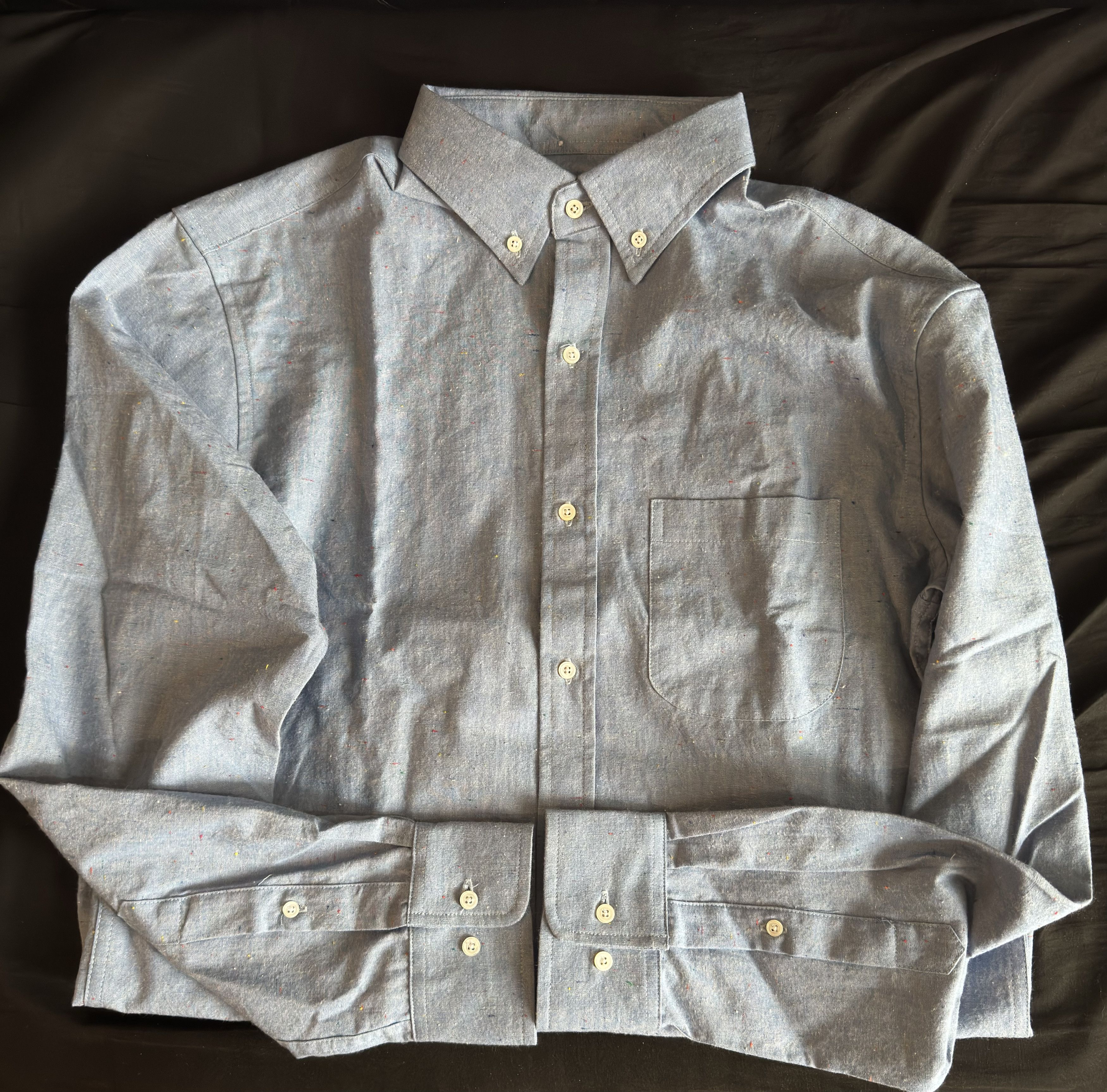 Gustin RAINBOW NEP CHAMBRAY - BLUE (#1164) Size US XL / EU 56 / 4 - 1 Thumbnail