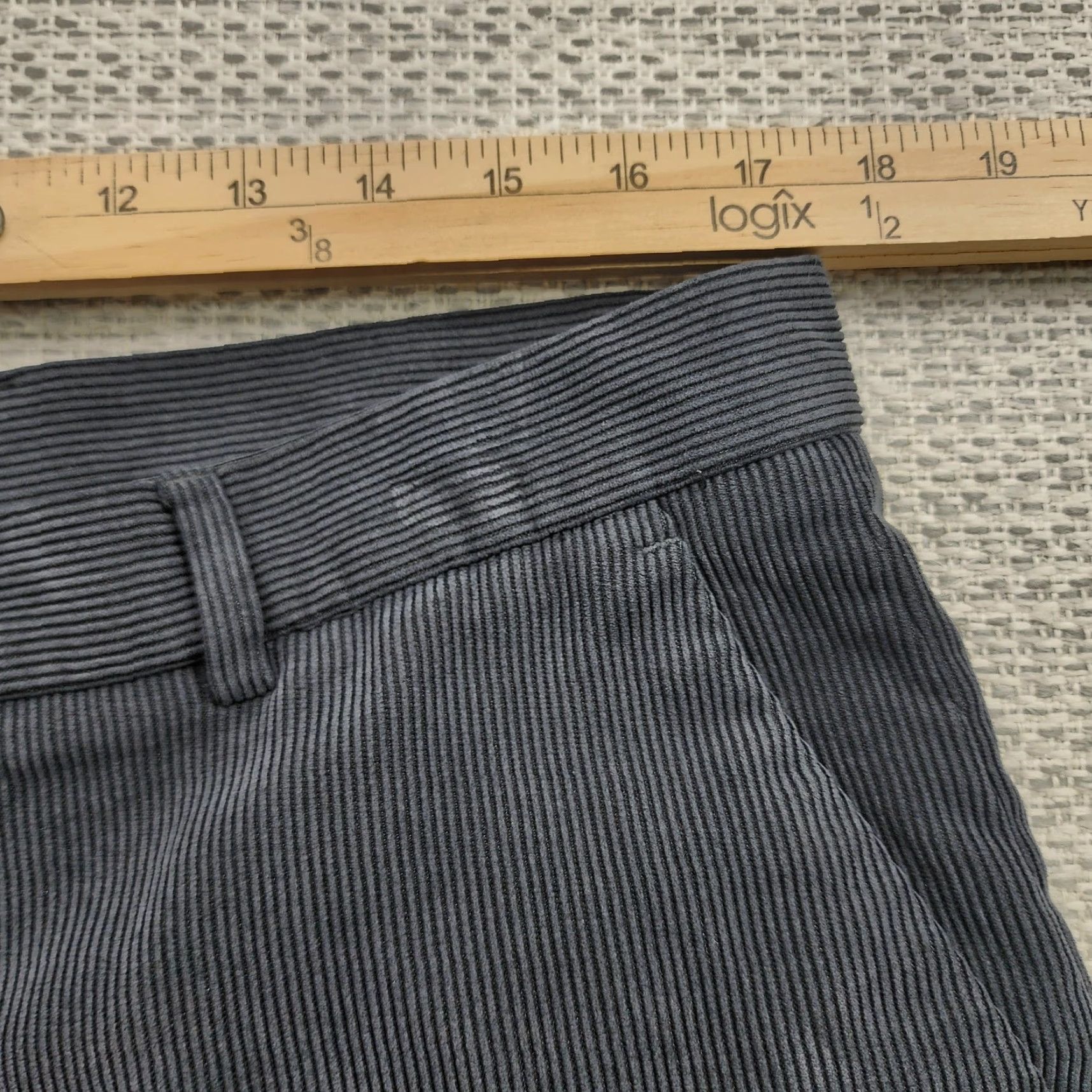 Perry Ellis Perry Ellis Pants Mens 36x29 Blue Corduroy Classic Fit Dress Slacks Work Office Size US 36 / EU 52 - 6 Thumbnail