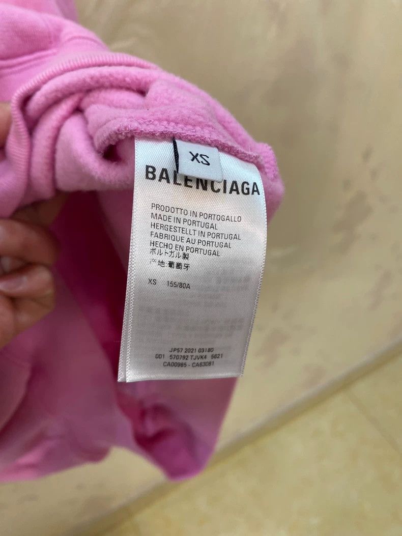 Balenciaga Balenciaga Logo letter print hooded long-sleeve sweater, l Size US XS / EU 42 / 0 - 5 Thumbnail