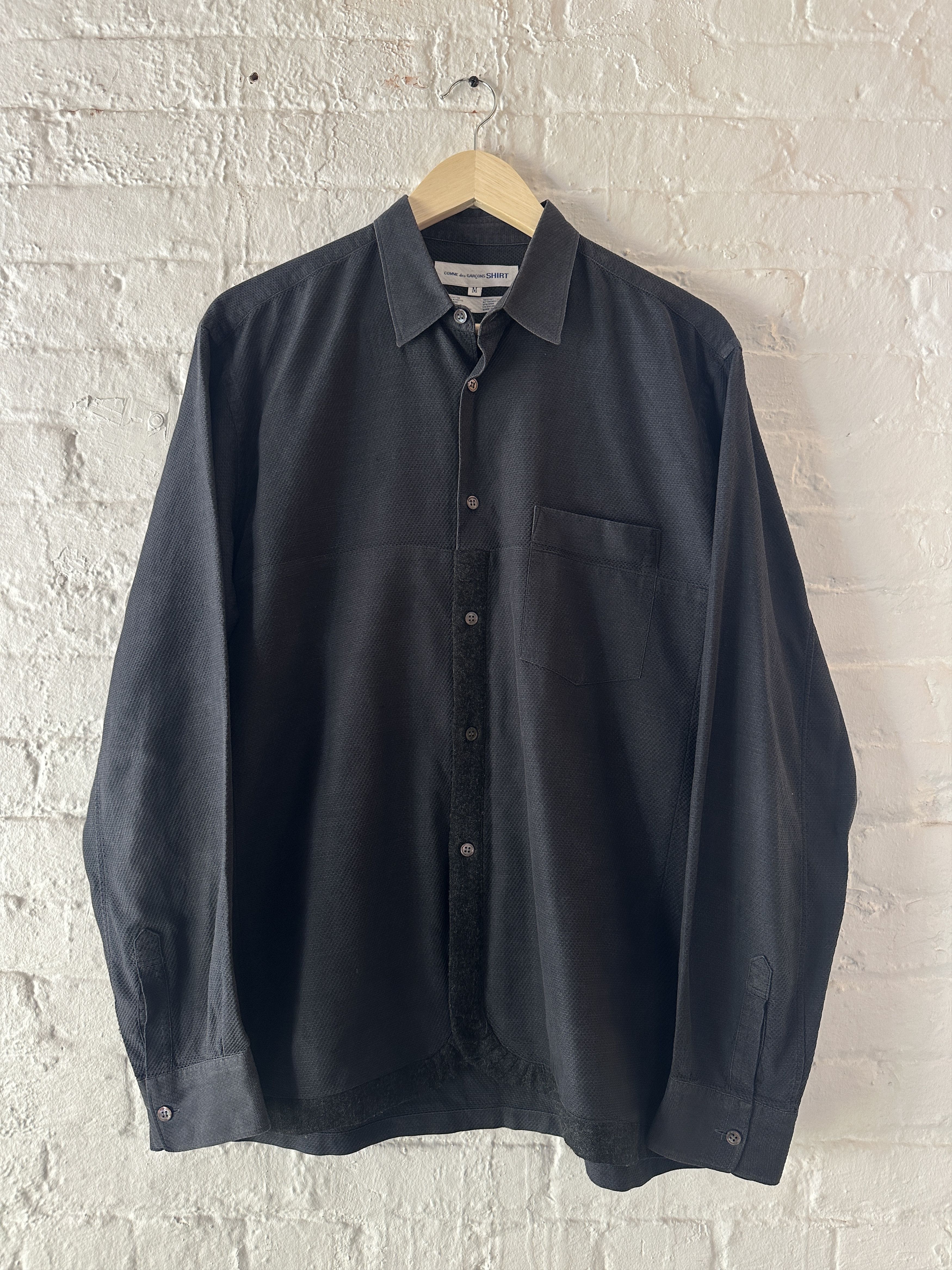 Comme des Garcons Comme des Garcons Wool Lined Button Up Shirt Size US M / EU 48-50 / 2 - 1 Thumbnail