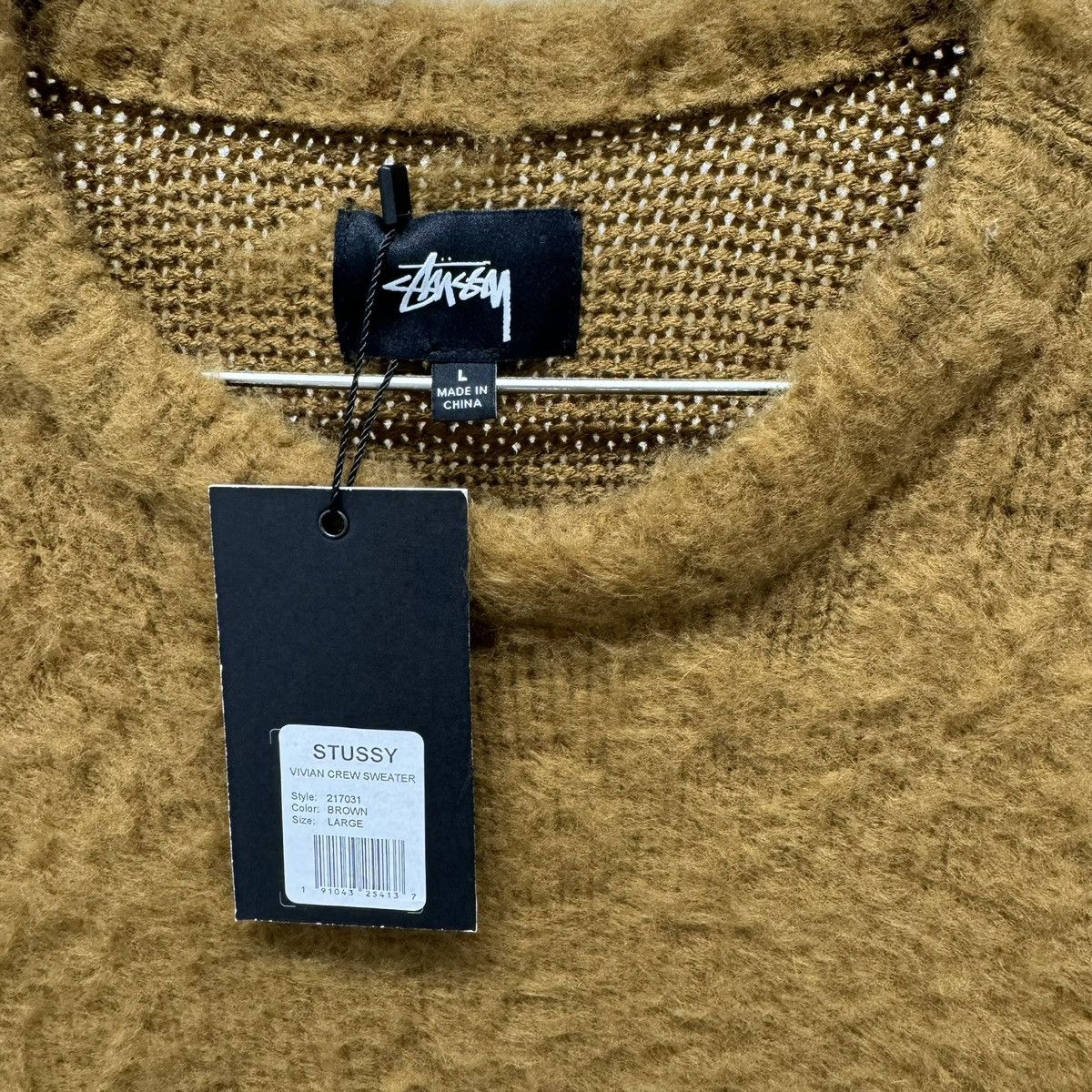Stussy Stussy Mohair Crewneck Size US L / EU 52-54 / 3 - 3 Thumbnail