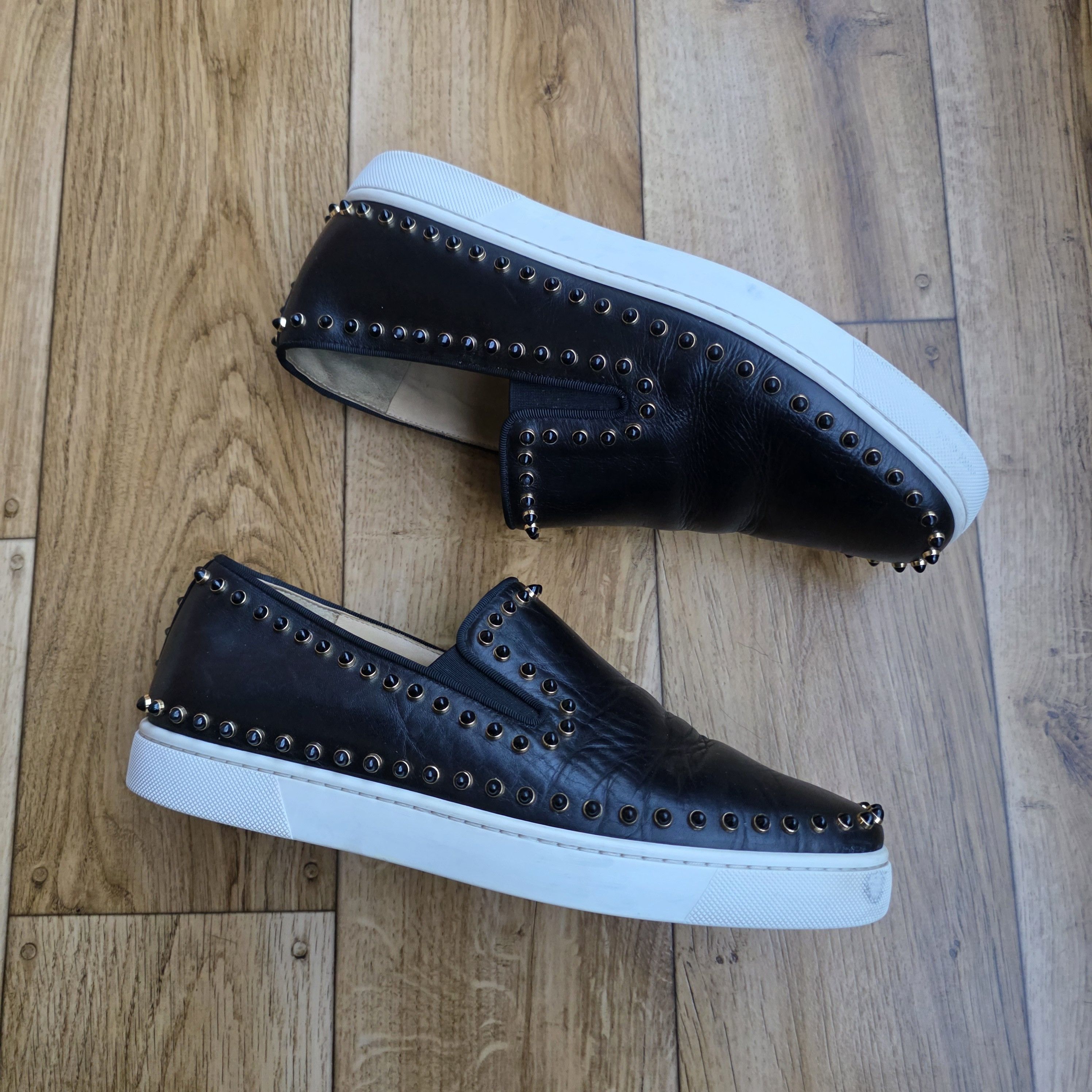 Christian Louboutin CHRISTIAN LOUBOUTIN BOAT STUDDED SNEAKERS Size US 9.5 / EU 42-43 - 4 Thumbnail