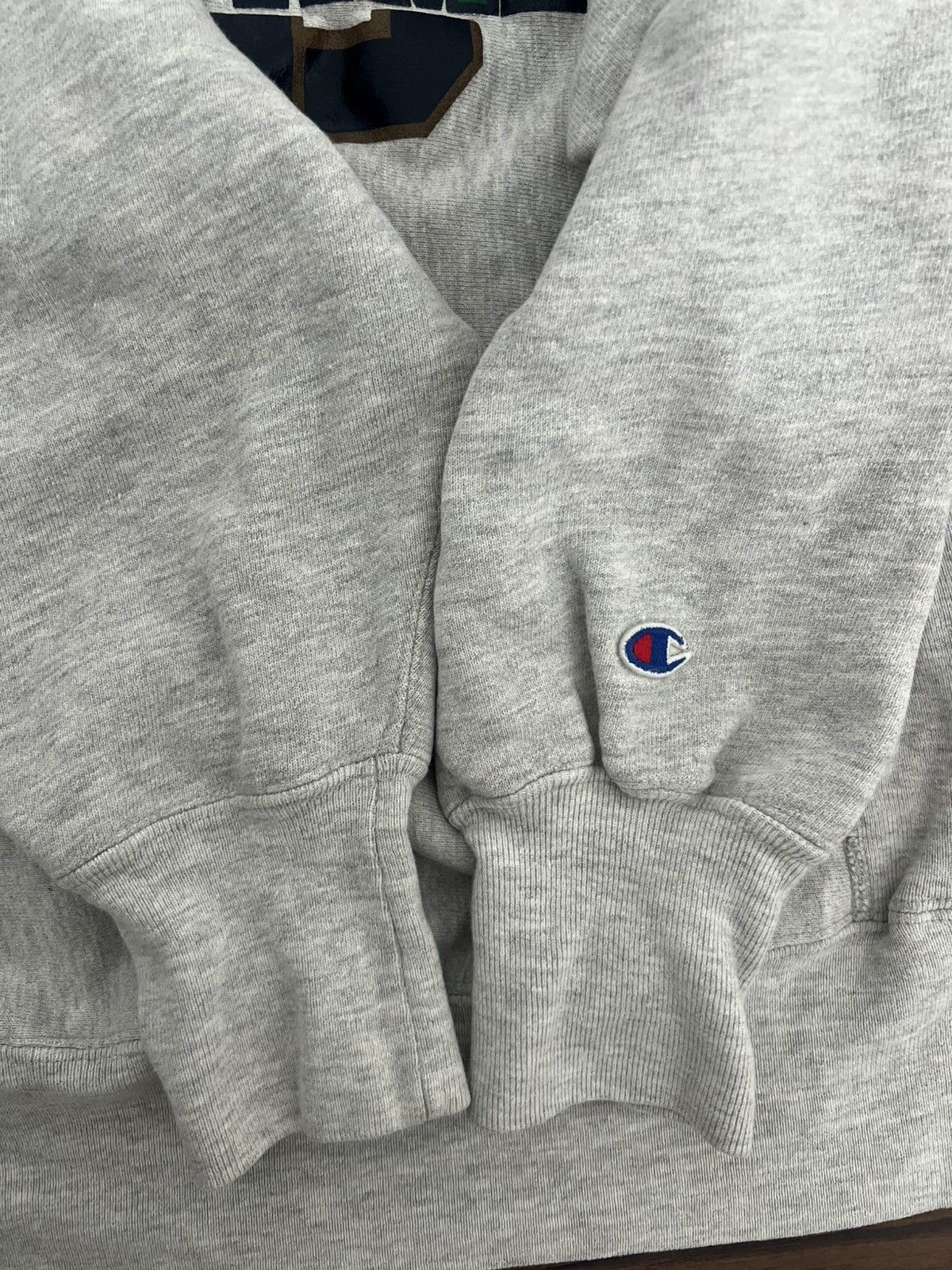 Champion Vtg 90s Notre Dame Champion Reverse Weave Crewneck Size US L / EU 52-54 / 3 - 3 Thumbnail