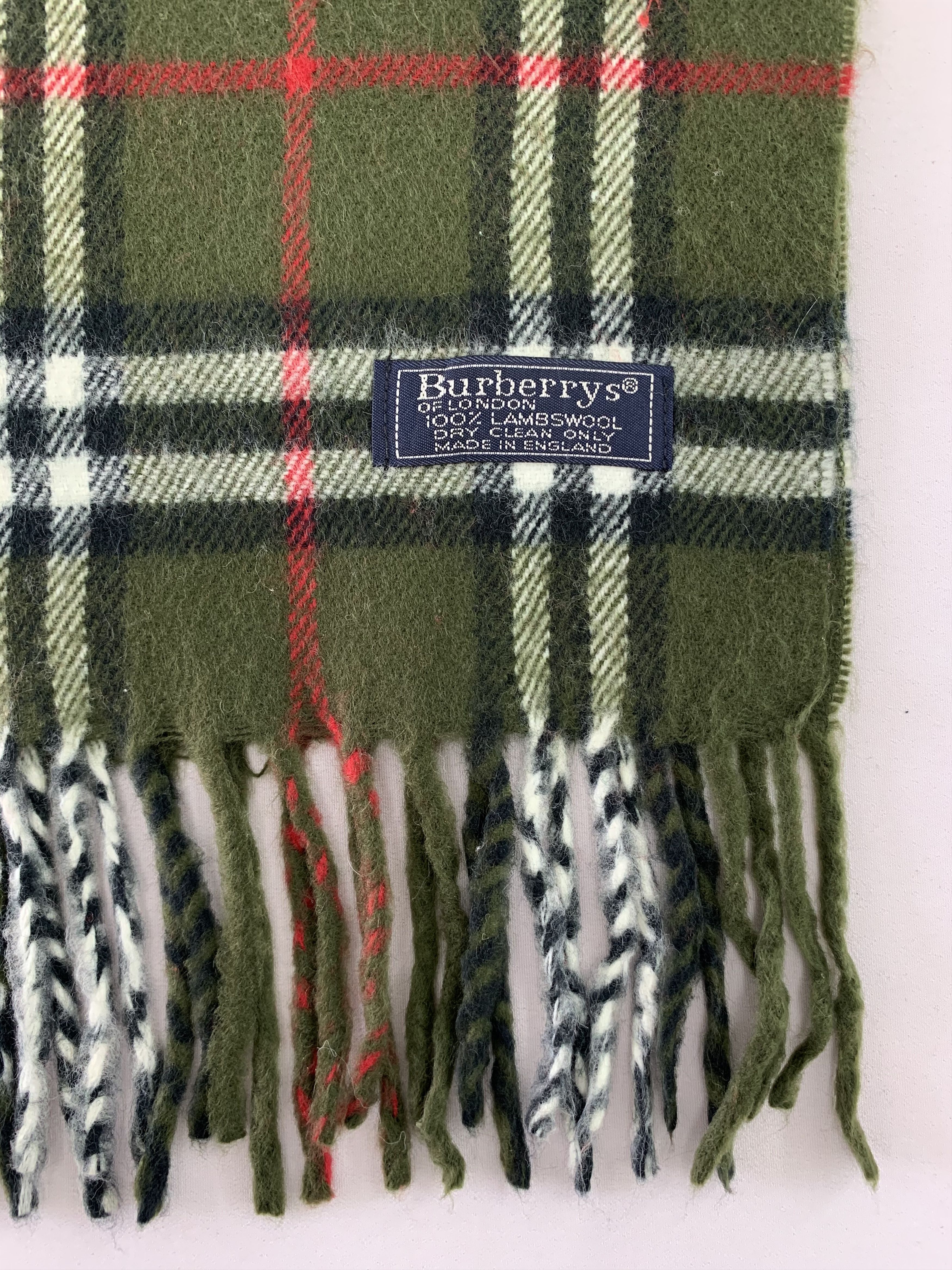 Burberry Burberry Scarf Wool Muffler Neck Wrap BL4327 Size ONE SIZE - 4 Thumbnail