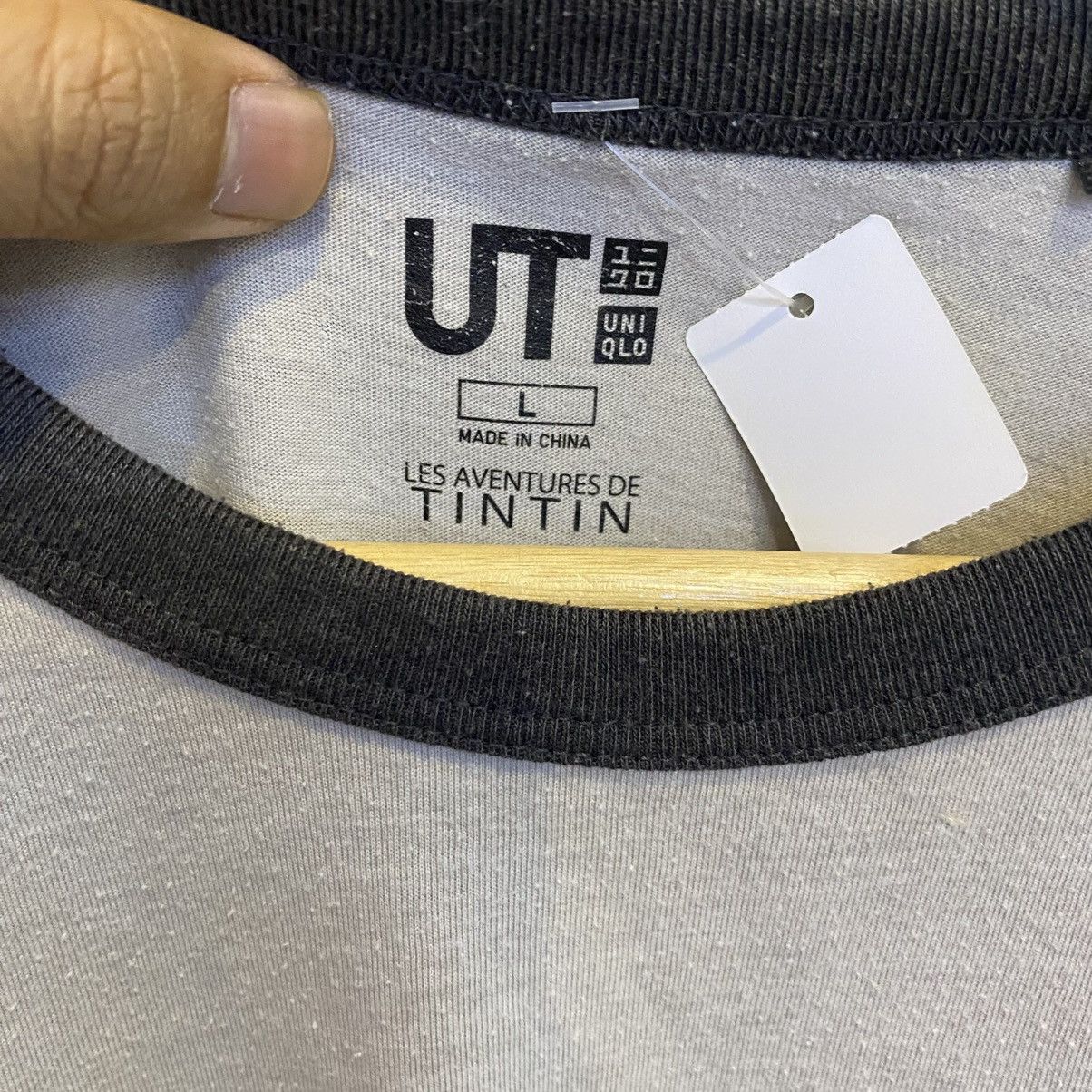 Uniqlo Uniqlo Les Aventure Of Tintin Tshirt Ringer Size US L / EU 52-54 / 3 - 3 Thumbnail