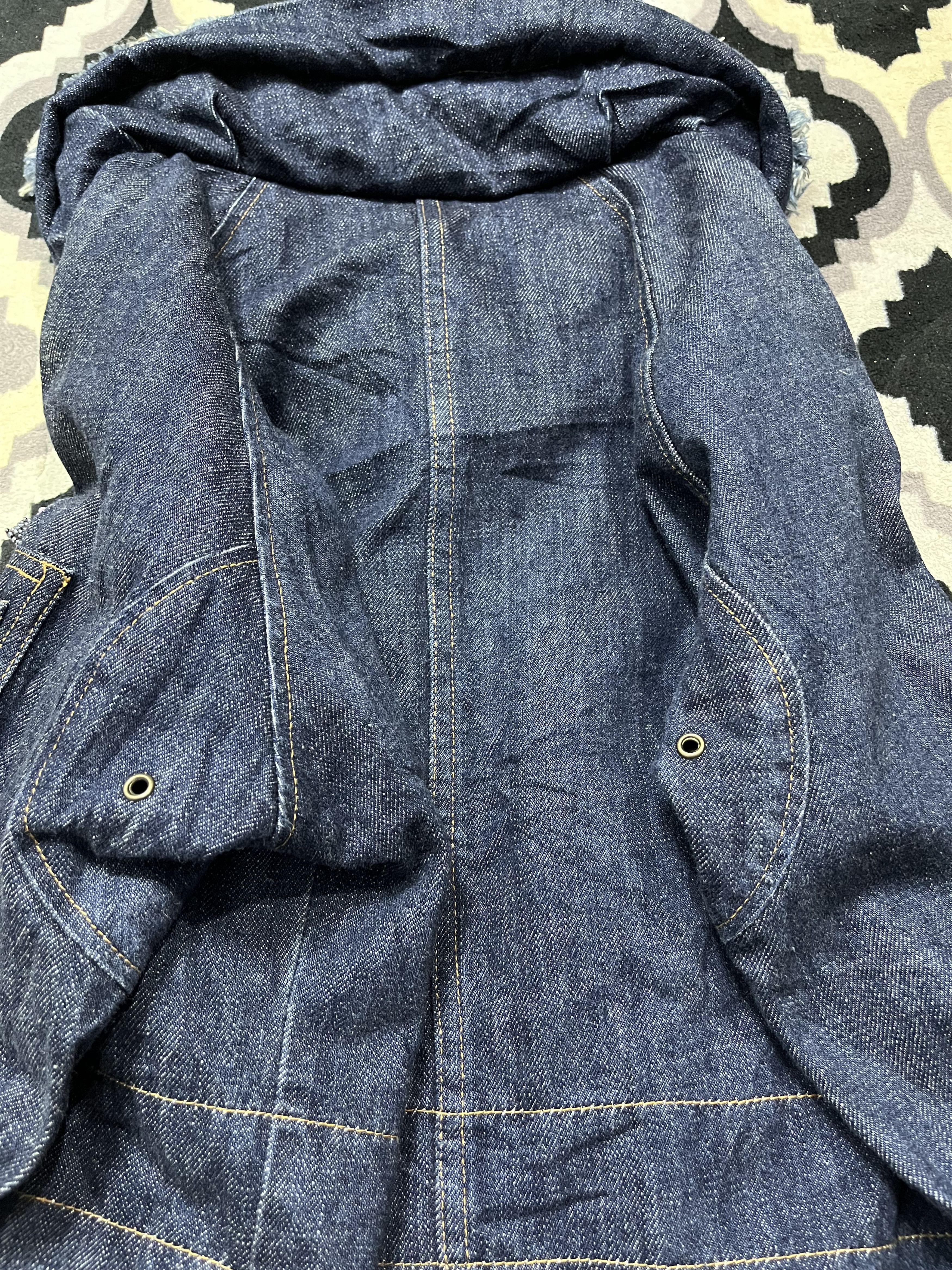 Japanese goa style bono denim jacket