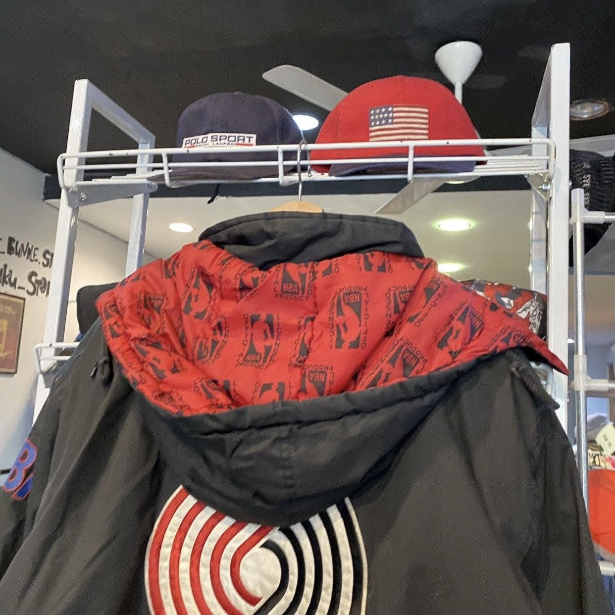 NBA VINTAGE‼️Portland Trail Blazers NBA Pro Player Parka Jackets Size US L / EU 52-54 / 3 - 16 Thumbnail