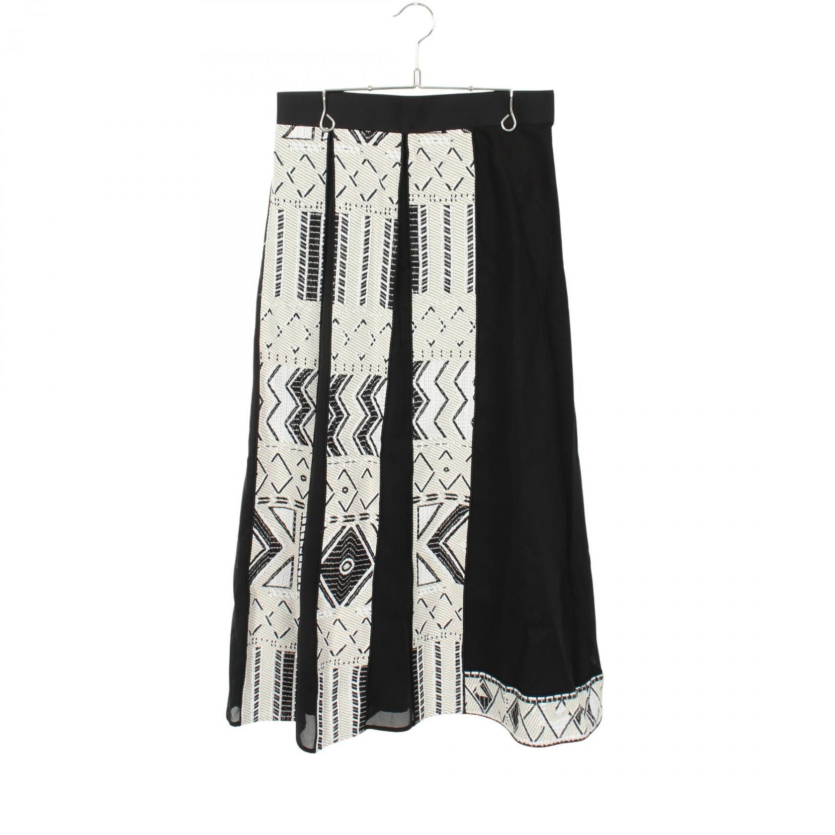 Other Other ADORE Tribal Jacquard Cotton Skirt Textile Skirts 531-0120223 DUTY FREE for USA Size ONE SIZE - 1 Thumbnail