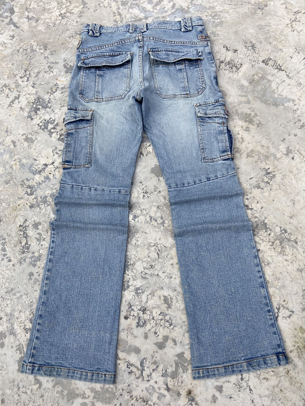 Beauty Beast × Japanese Brand × Le Grande Bleu (L.G.B.) Raur edge denim pants cargo Size 27" / US 4 / IT 40 - 3 Thumbnail