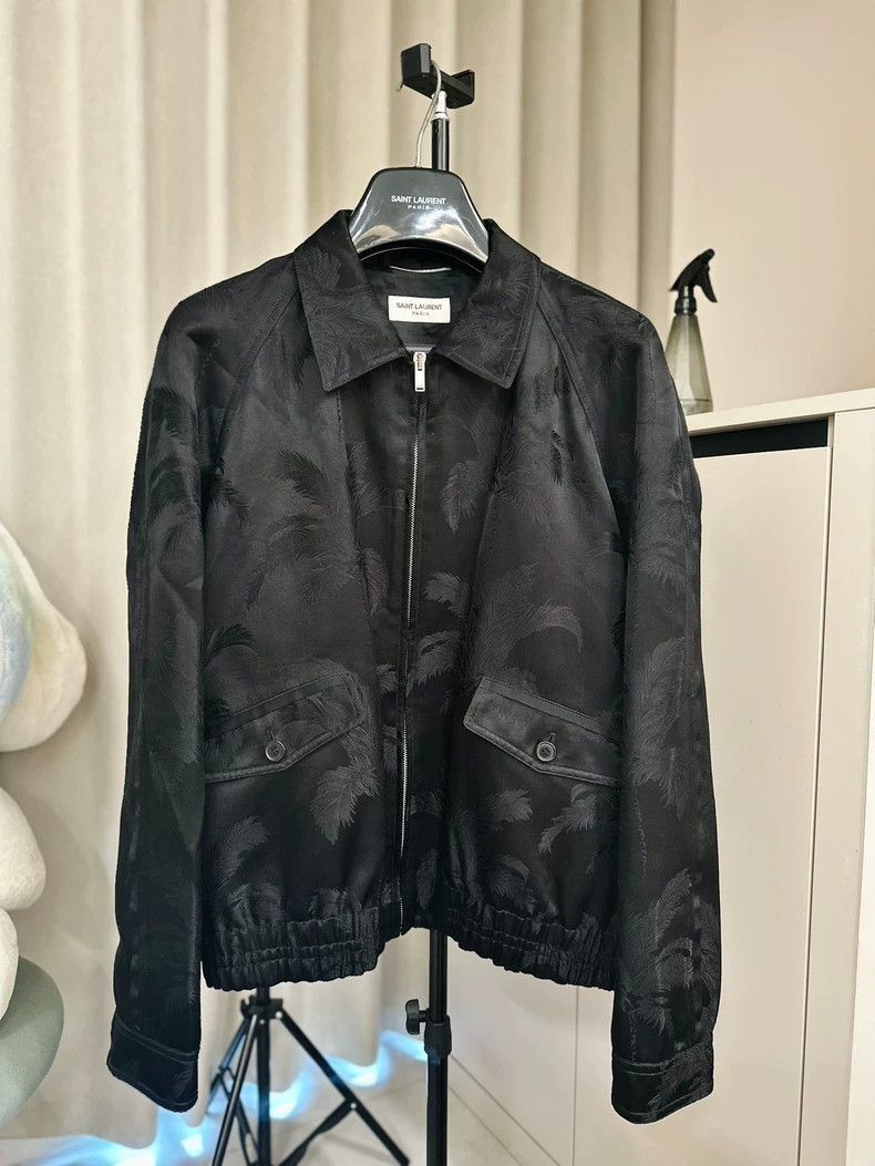 Saint Laurent Paris Saint Laurent 21SS Embroidered Bomber Jacket- Size US XL / EU 56 / 4 - 1 Thumbnail