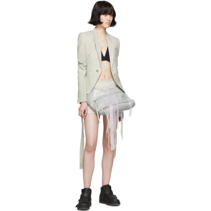Rick Owens o1y0126 Short in Light Gray Size 28" / US 6 / IT 42 - 5 Thumbnail