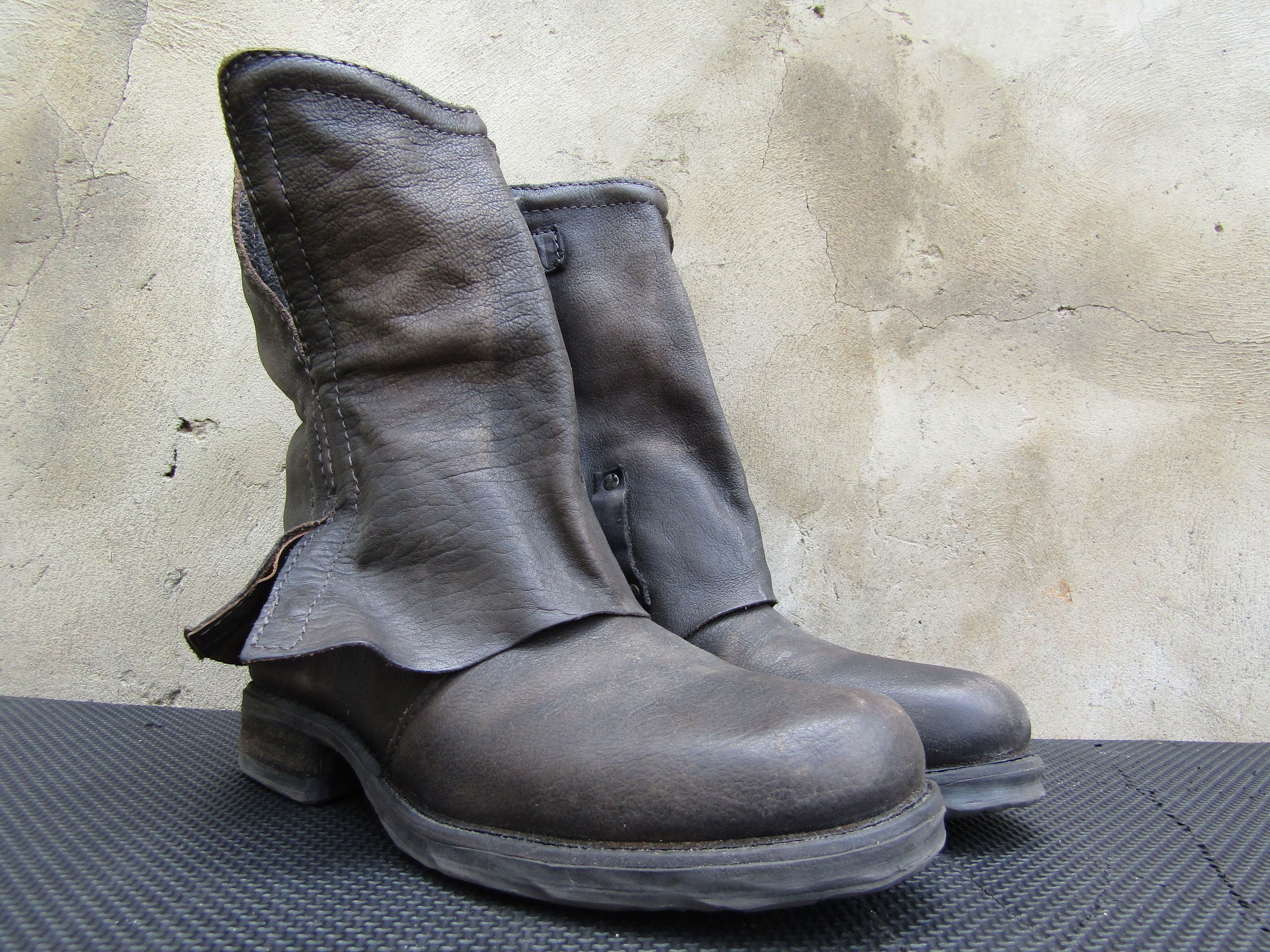 A.S.98 Airstep A.S.98 Boho Rock Leather Zip Biker brown/Gray Punk Size US 8 / IT 38 - 5 Thumbnail