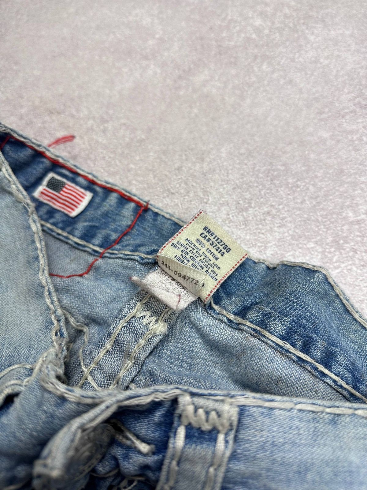 True Religion Vintage True Religion Baggy Chief Keef Style Jeans Y2K 29 Size US 29 - 11 Thumbnail