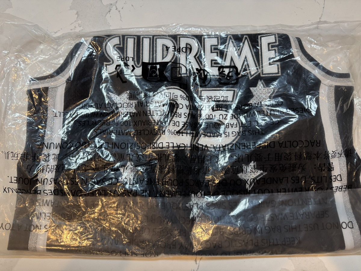 Supreme Supreme Mesh Basketball Jersey Black Size Medium Deadstock Size US M / EU 48-50 / 2 - 2 Thumbnail