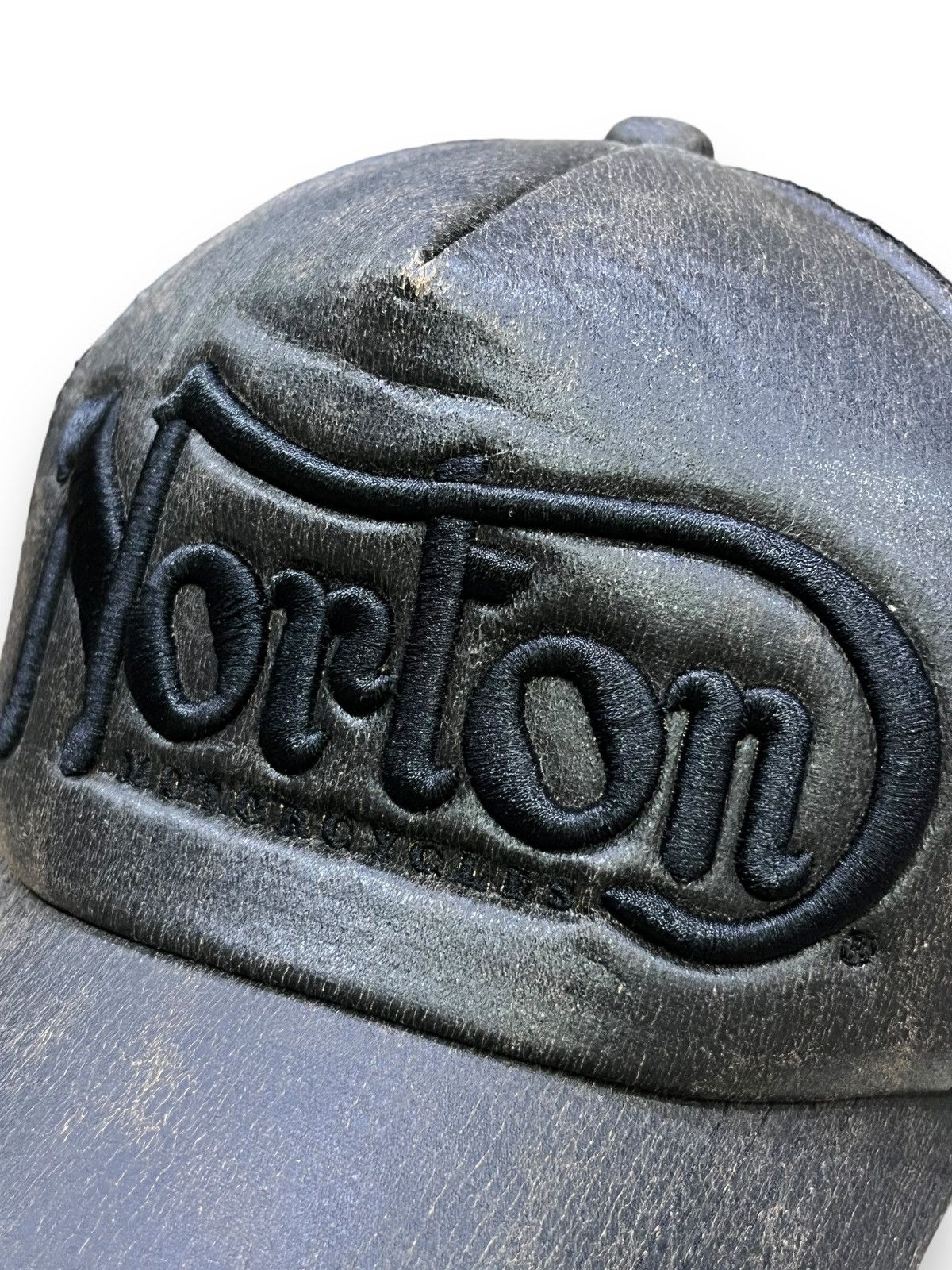 Norton 🔥Vintage 90’s NORTON MOTORCYCLES Good Oldies Trucker Hat Size ONE SIZE - 4 Thumbnail
