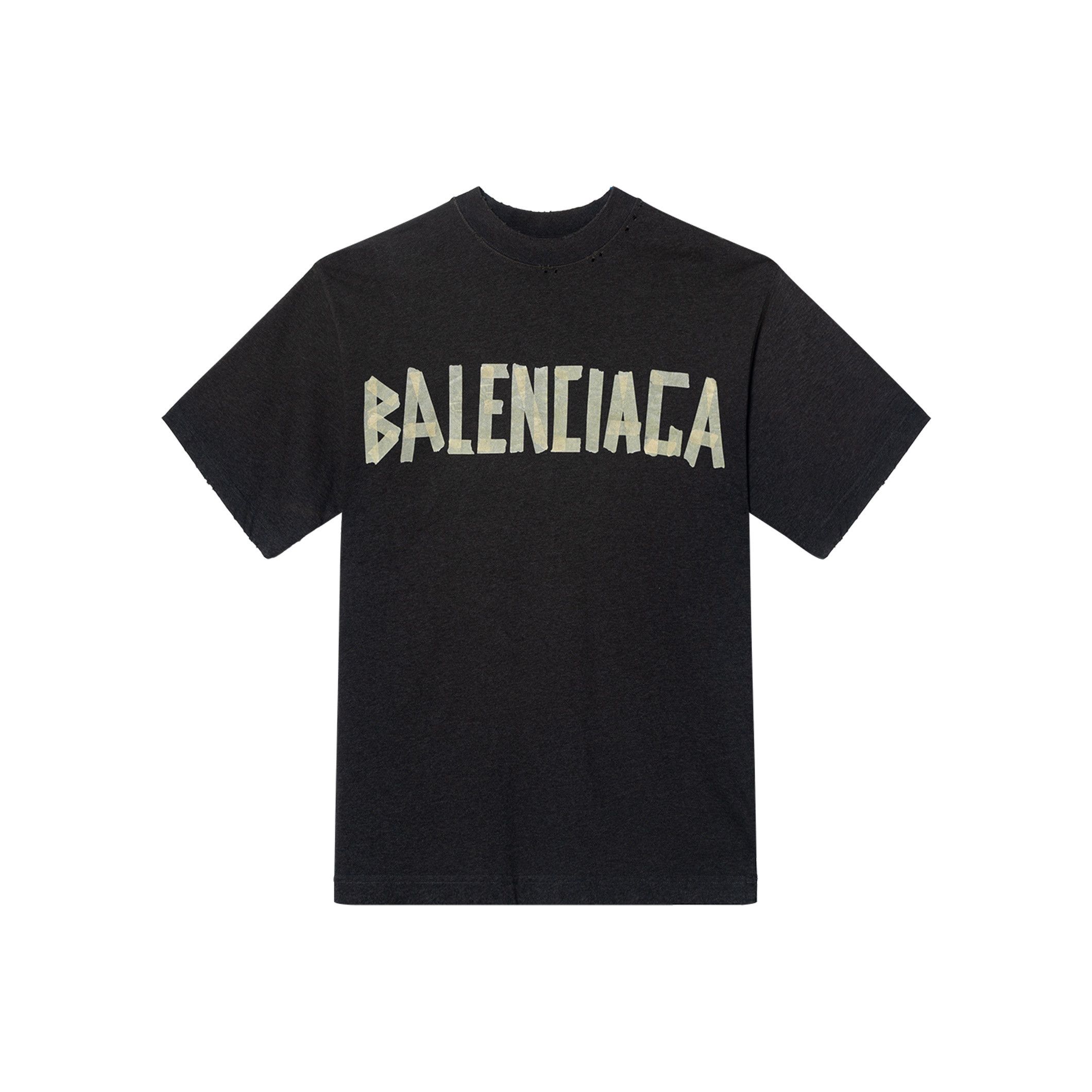 Balenciaga Balenciaga Tape Logo T-Shirt Size S Size US S / EU 44-46 / 1 - 1 Thumbnail