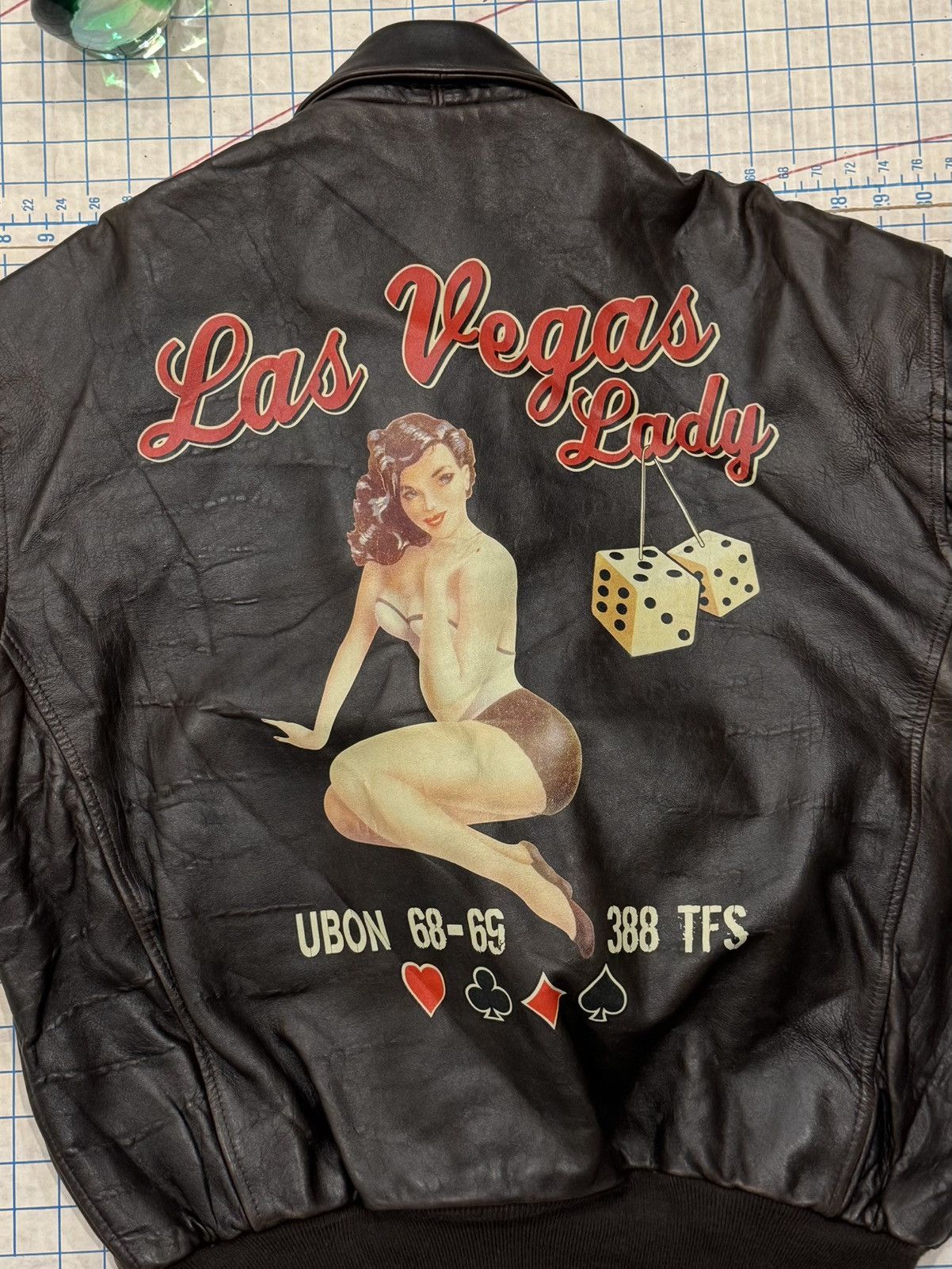 Cockpit USA The Cockpit Las Vegas Lady Type A-2 Leather Bomber Large Size US L / EU 52-54 / 3 - 4 Thumbnail