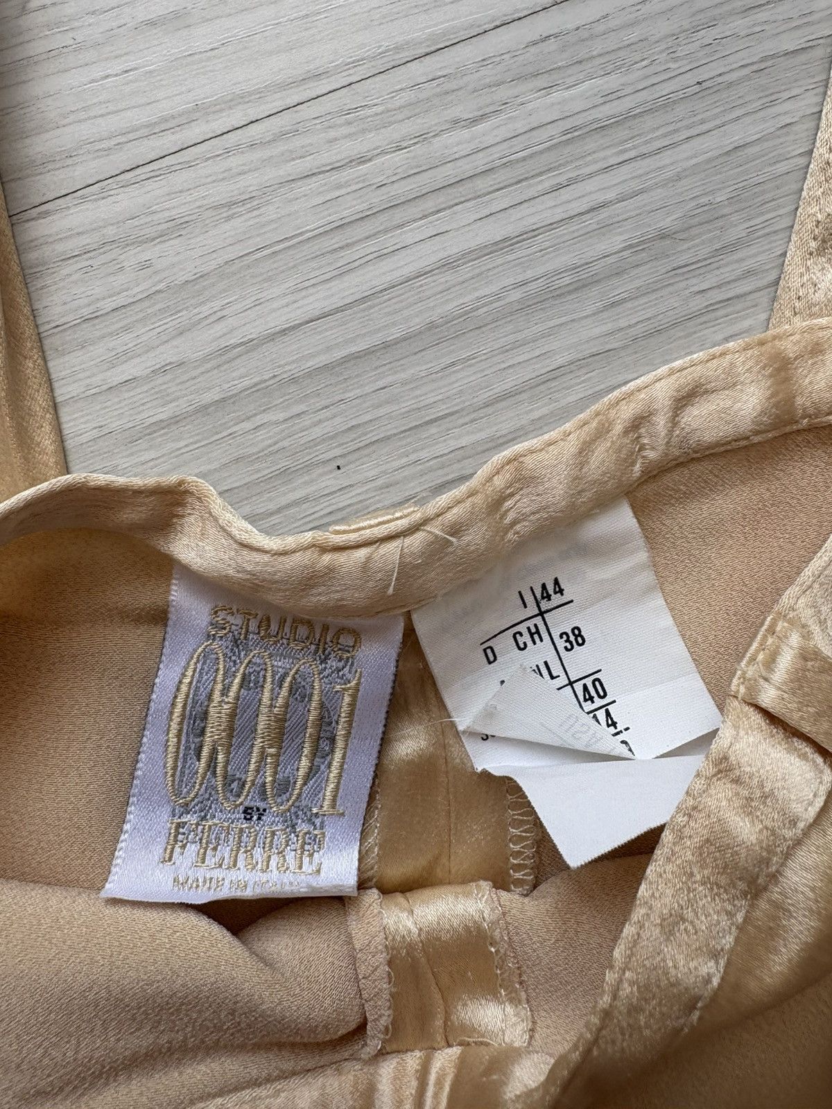 Ferre Ferre silk trouser Size 25" / US 0 / IT 36 - 7 Thumbnail