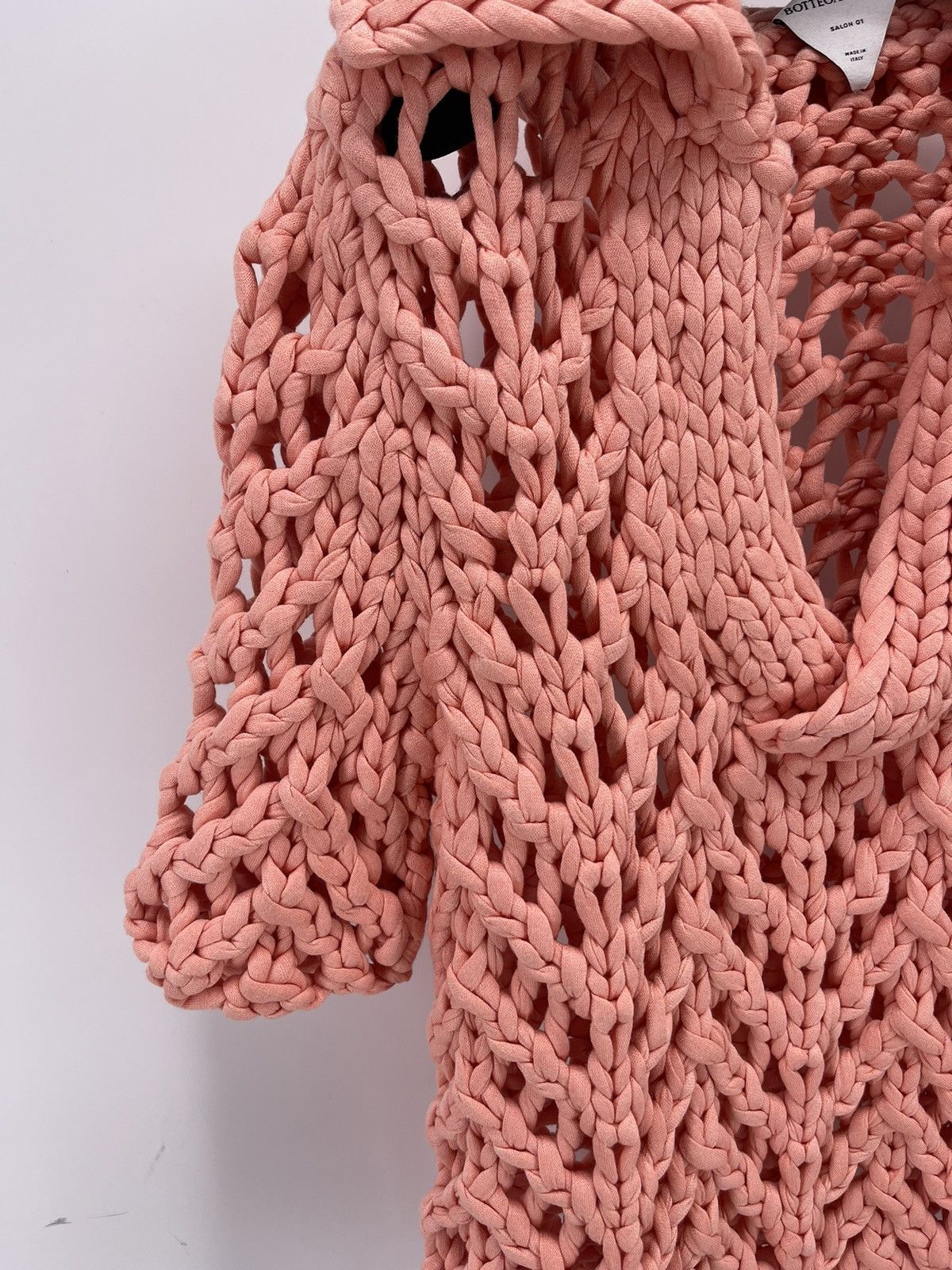 Bottega Veneta Bottega Crotchet Polo Pink Size S RRP $1500 Size US S / EU 44-46 / 1 - 4 Thumbnail