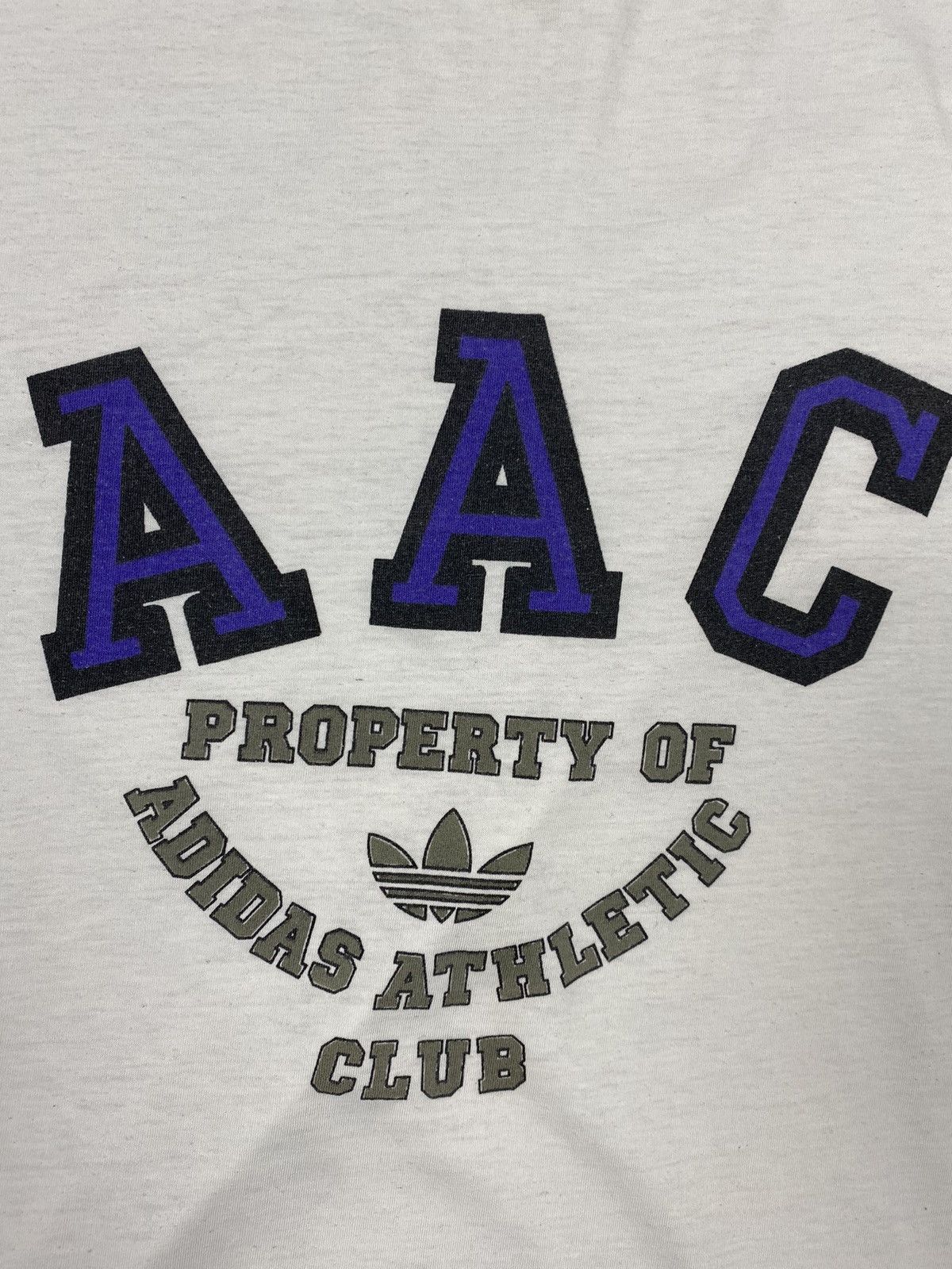 Adidas × Vintage Vintage 90s Adidas Athletic Club AAC Big Logo Tee Size US XL / EU 56 / 4 - 5 Thumbnail