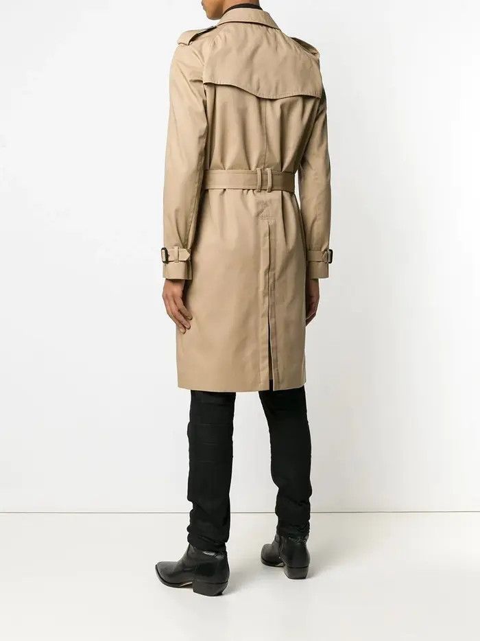 Saint Laurent Paris o1bcso1str0425 Trench Coat in Beige Size US S / EU 44-46 / 1 - 4 Thumbnail