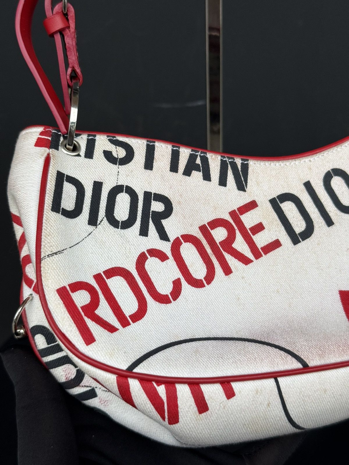 Dior Dior - Galliano Era ‘Hardcore’ Pierced Shoulder Bag Size ONE SIZE - 13 Thumbnail