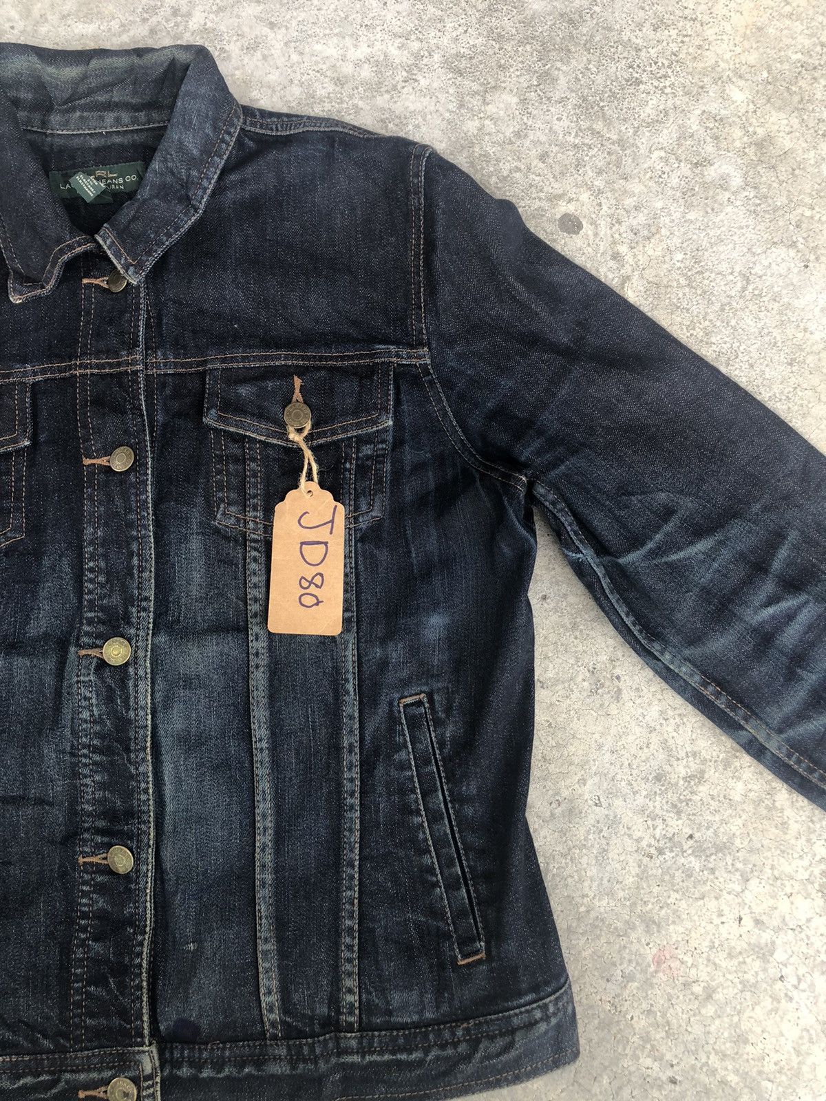Lauren Ralph Lauren Ralph Lauren Denim Jacket Distressed Denim Size US L / EU 52-54 / 3 - 7 Thumbnail