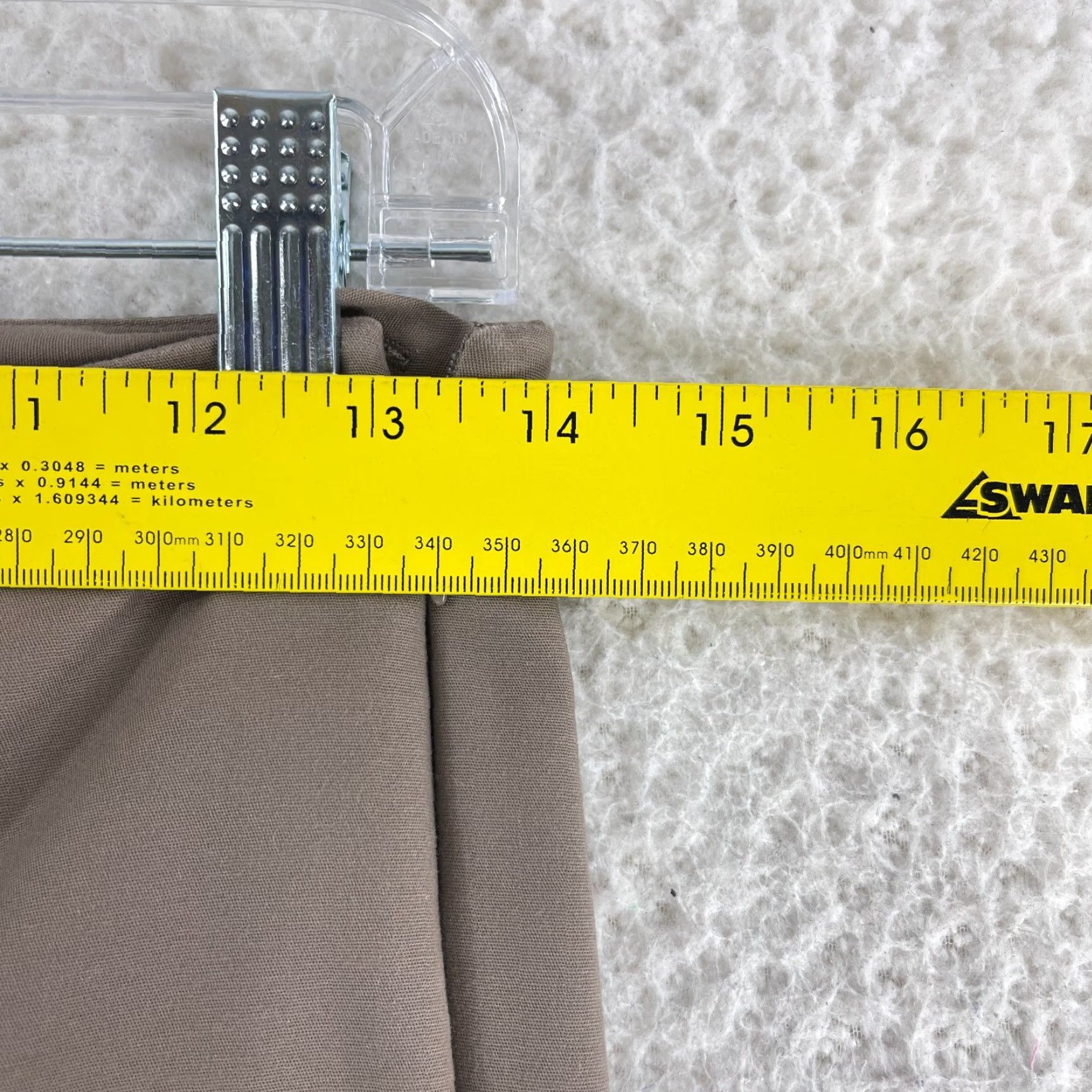 Saks Fifth Avenue Saks Fifth Avenue Dress Pants Womens Size 2 Skinny Leg Mid-Rise Flat Front Brown Color Black Friday? Size 26" / US 2 / IT 38 - 6 Thumbnail