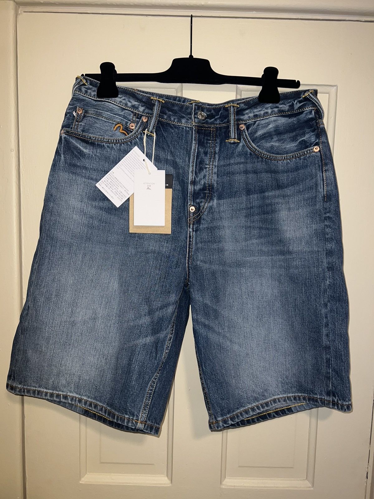 Evisu × Palace Evisu x Palace Dice Jean Shorts | Grailed