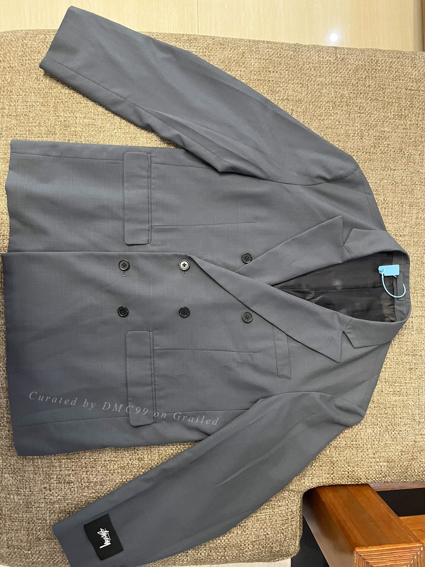 Stussy Stussy x NO VACANCY INN Double-Breasted Blazer Size US S / EU 44-46 / 1 - 1 Thumbnail