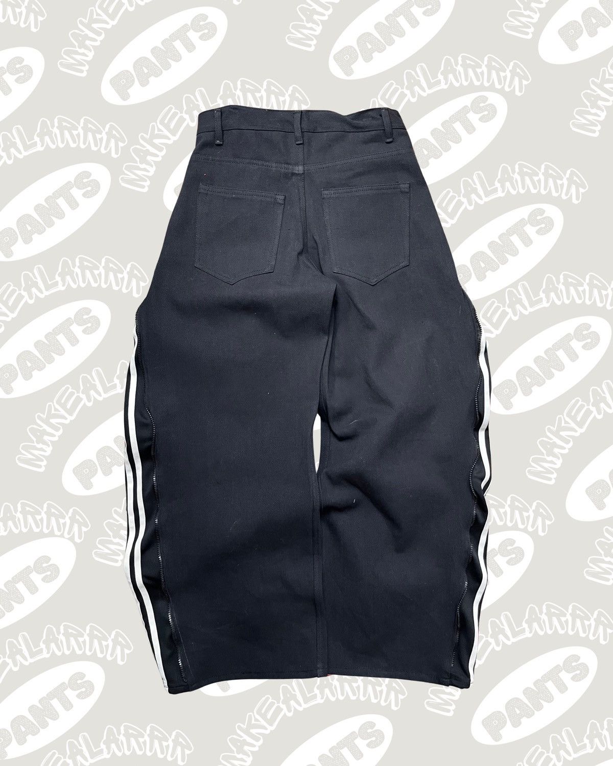 Adidas Rework custom adidas trackpants jeans Size 30" / US 8 / IT 44 - 2 Thumbnail