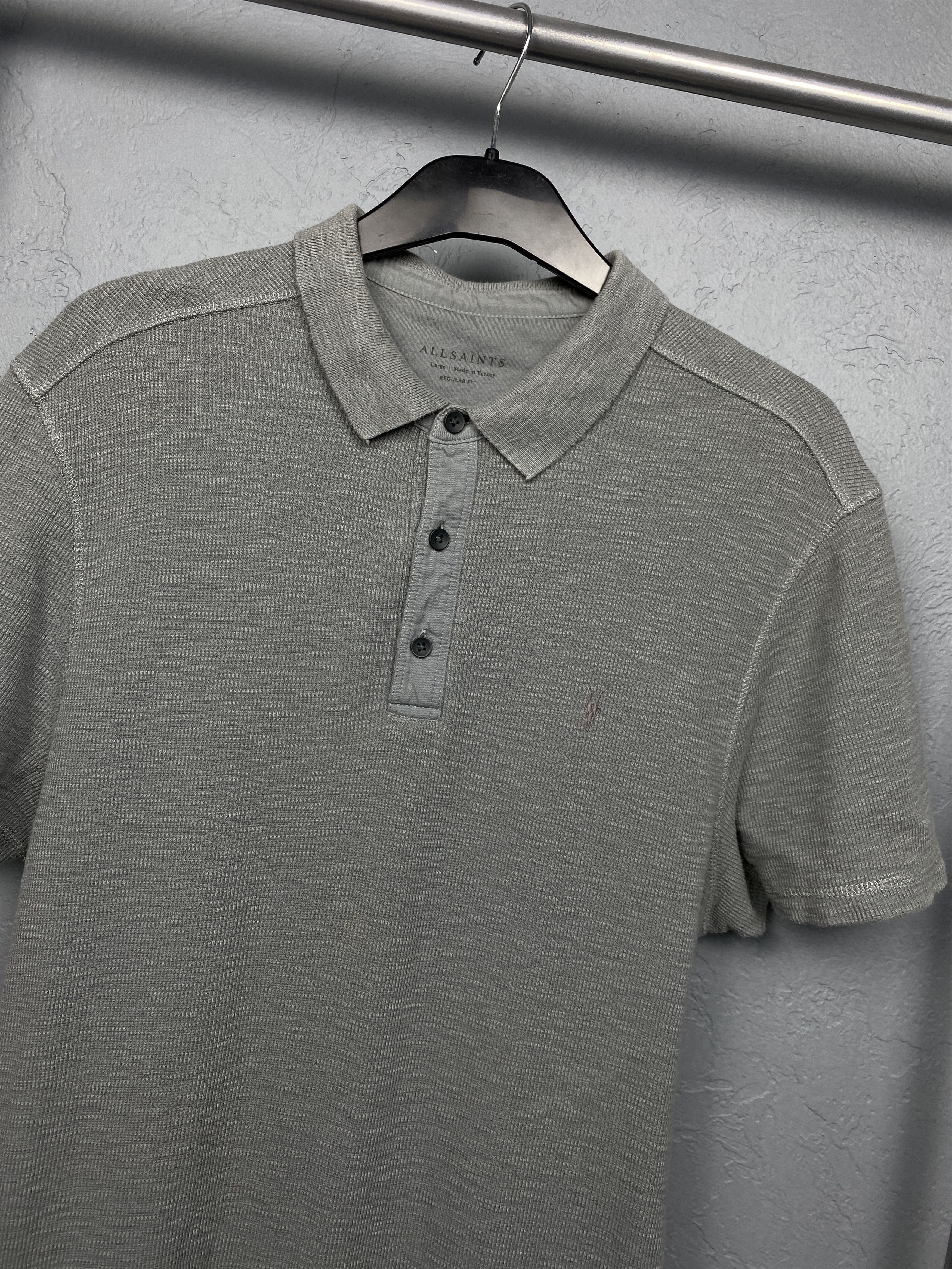 Allsaints Allsaints Vintage Mens Muse Polo Shirt Size US L / EU 52-54 / 3 - 2 Thumbnail