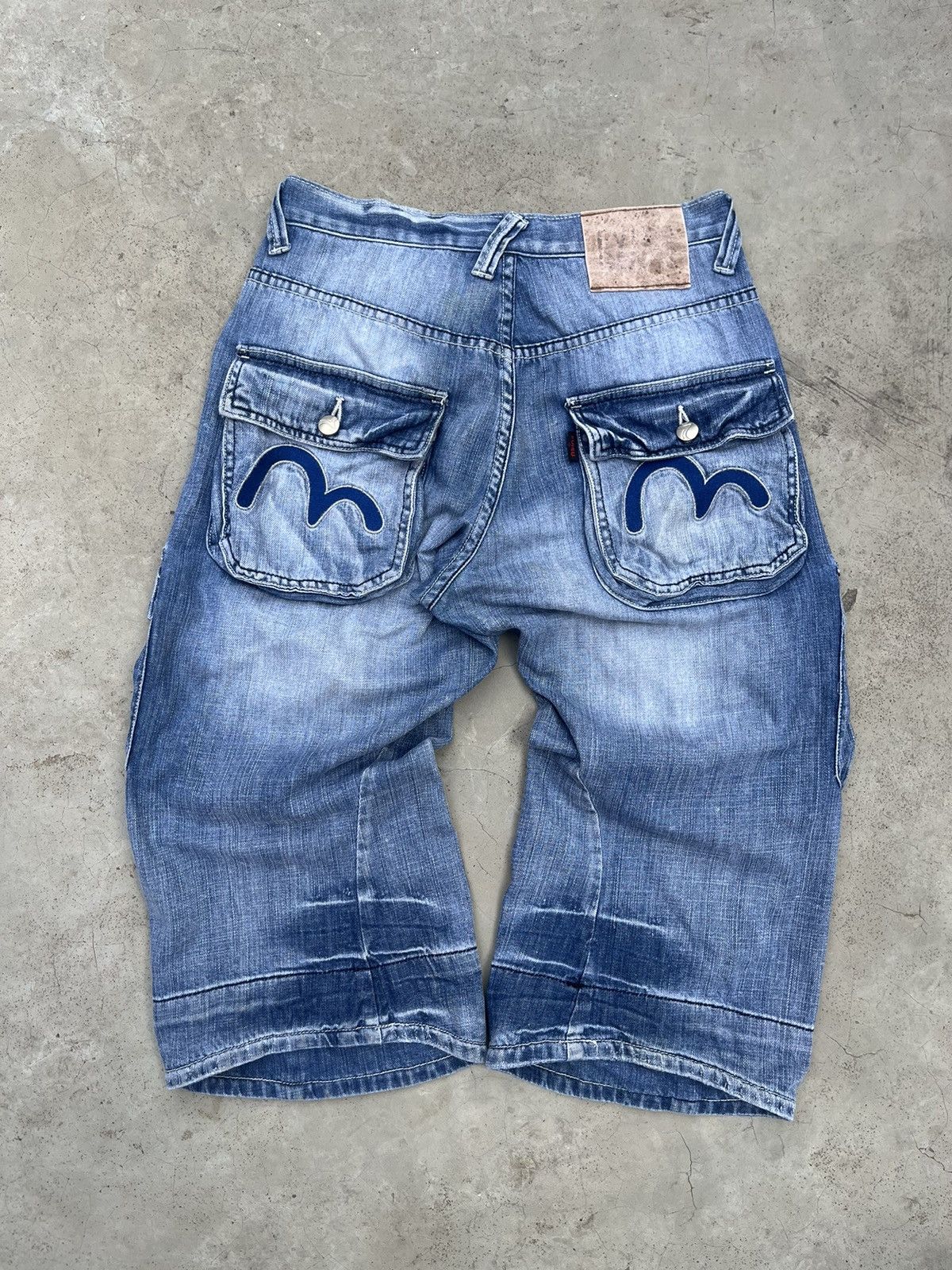 Evisu × JNCO × Japanese Brand EVISU ENGINEER SLEVEDGE JORTS Size US 26 / EU 42 - 2 Thumbnail