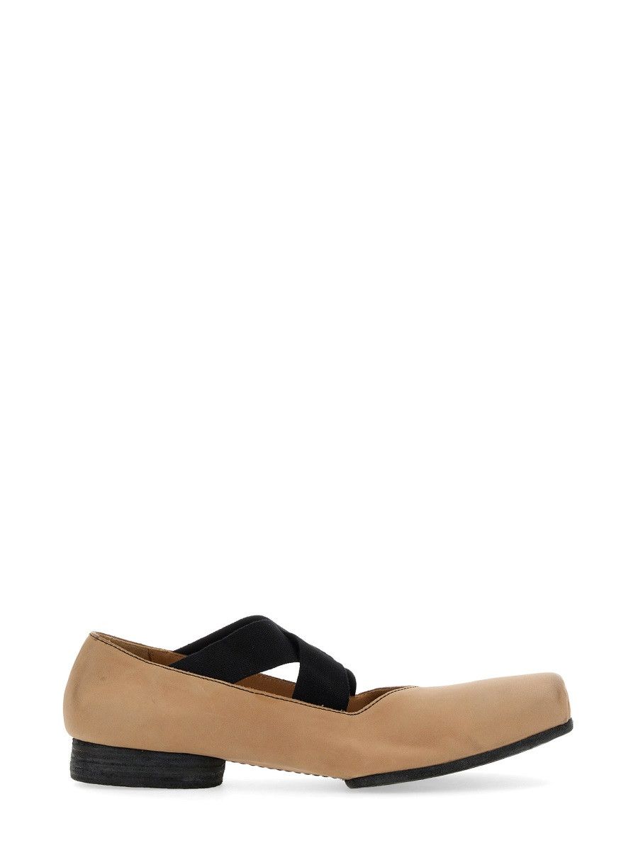 Uma Wang UMA WANG LEATHER BALLERINA - BEIGE (IT 35) Size US 5 / IT 35 - 1 Thumbnail