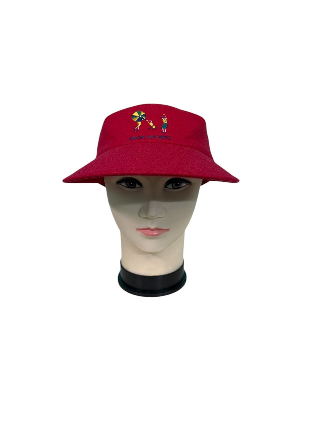 Dior RARE VINTAGE CHRISTIAN DIOR SPORT EMBROIDERY VISOR Size ONE SIZE - 1 Thumbnail