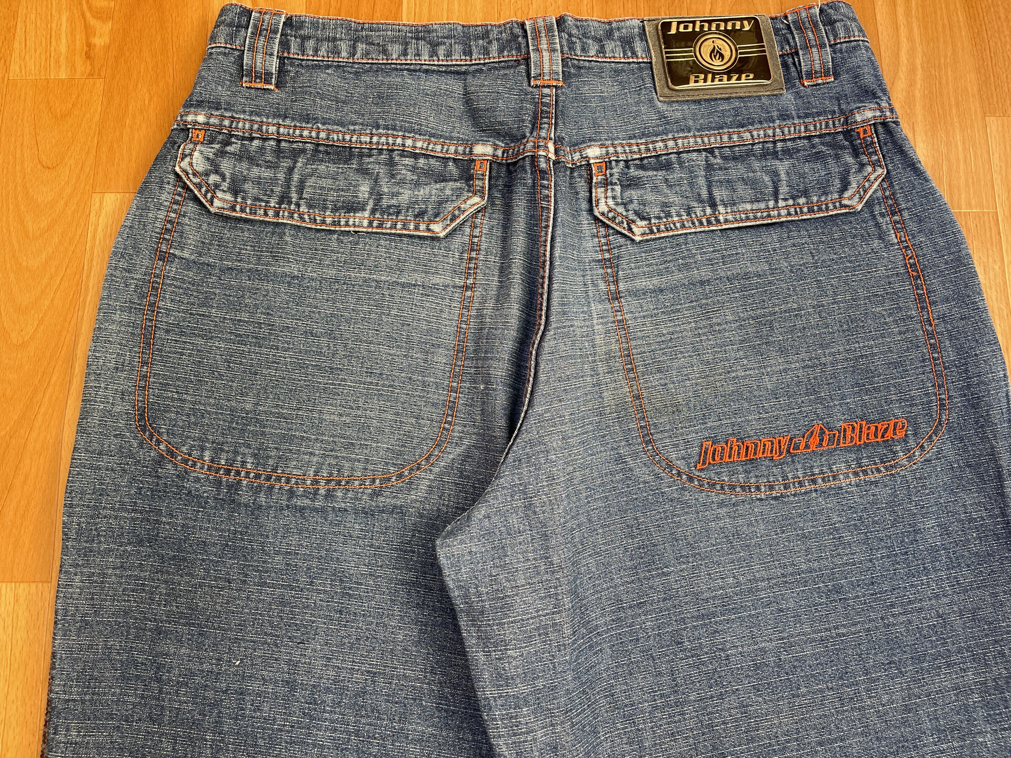 Wu-Tang Clan Johnny Blaze jeans, Wu Wear, vintage hip hop baggy, 90s 36 Size US 36 / EU 52 - 6 Thumbnail