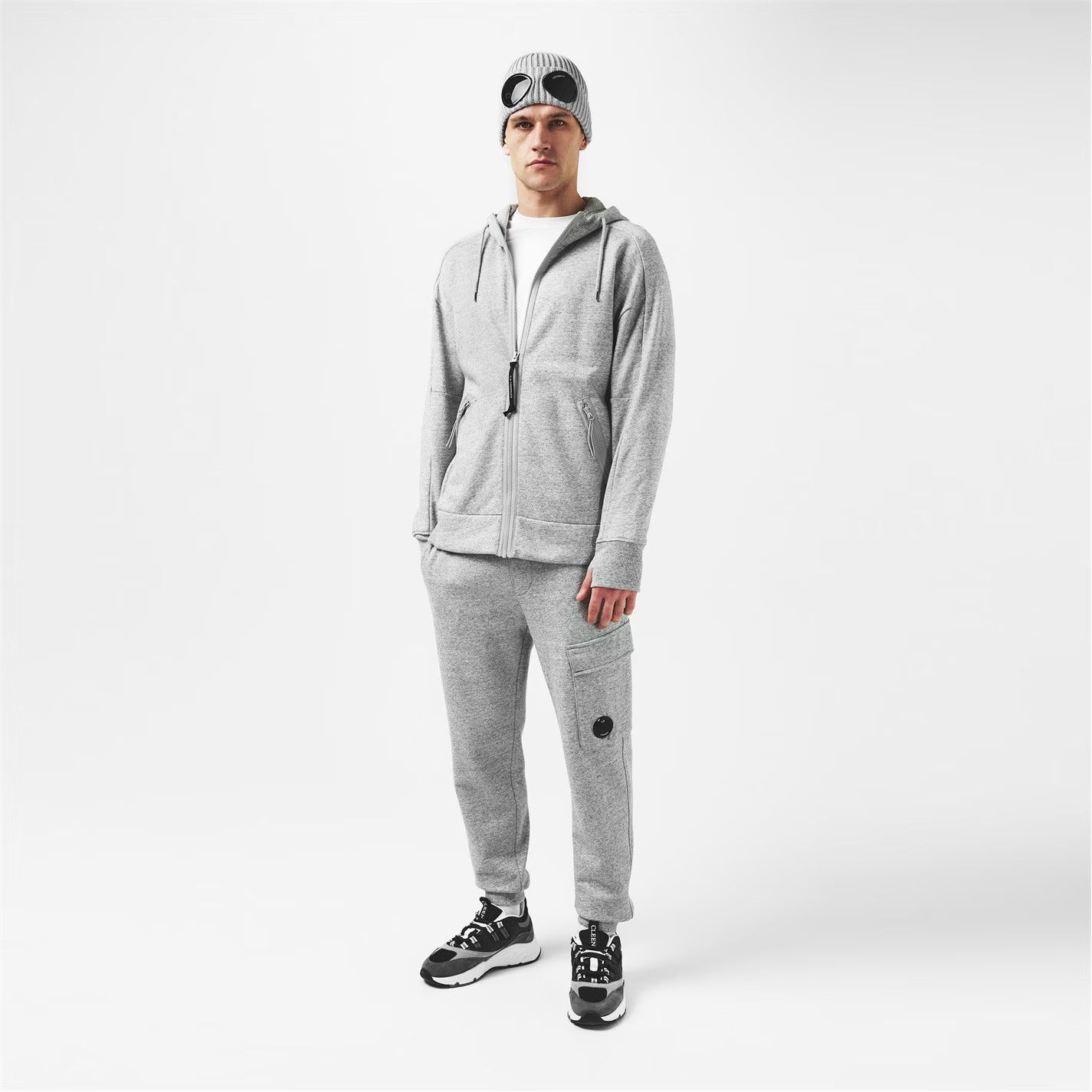 C.P. Company o1g2r1mq0426 Slim Cargo Trousers in Grey Size US 38 / EU 54 - 4 Thumbnail