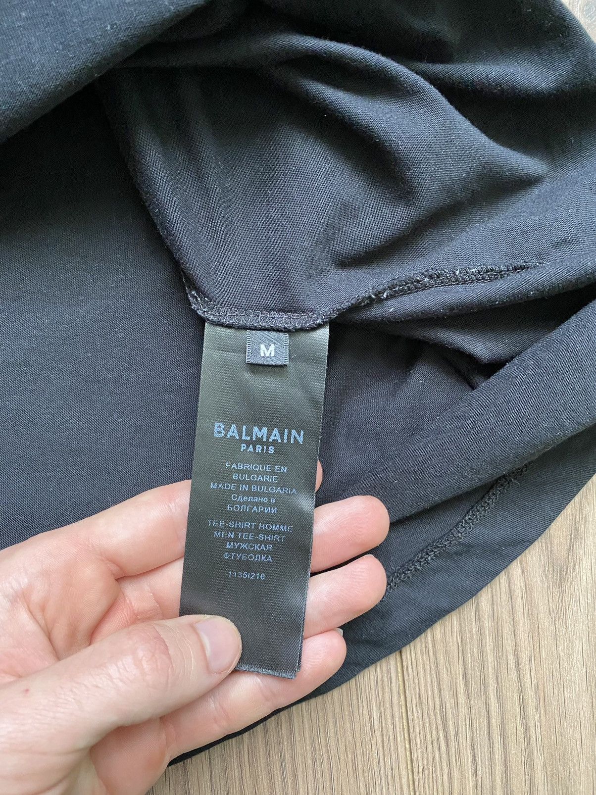 Balmain Luxury Balmain Big Logotype Velour Black Size M Size US M / EU 48-50 / 2 - 9 Thumbnail