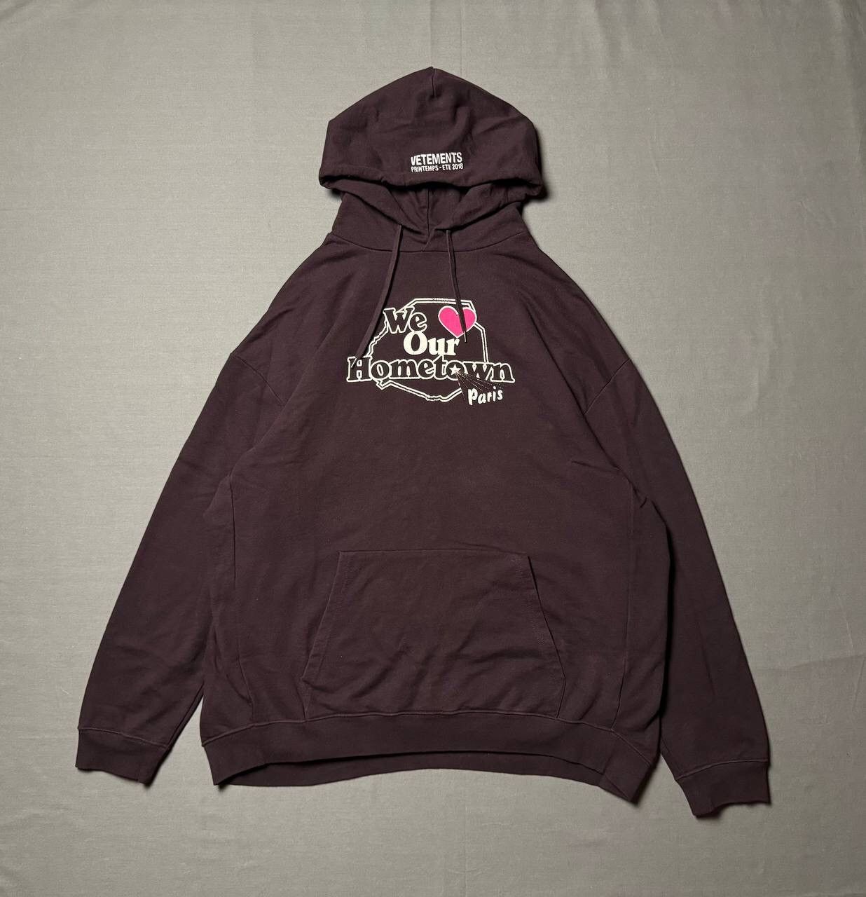 Vetements Vetements “We Love Our Hometown” Paris Hoodie | Grailed