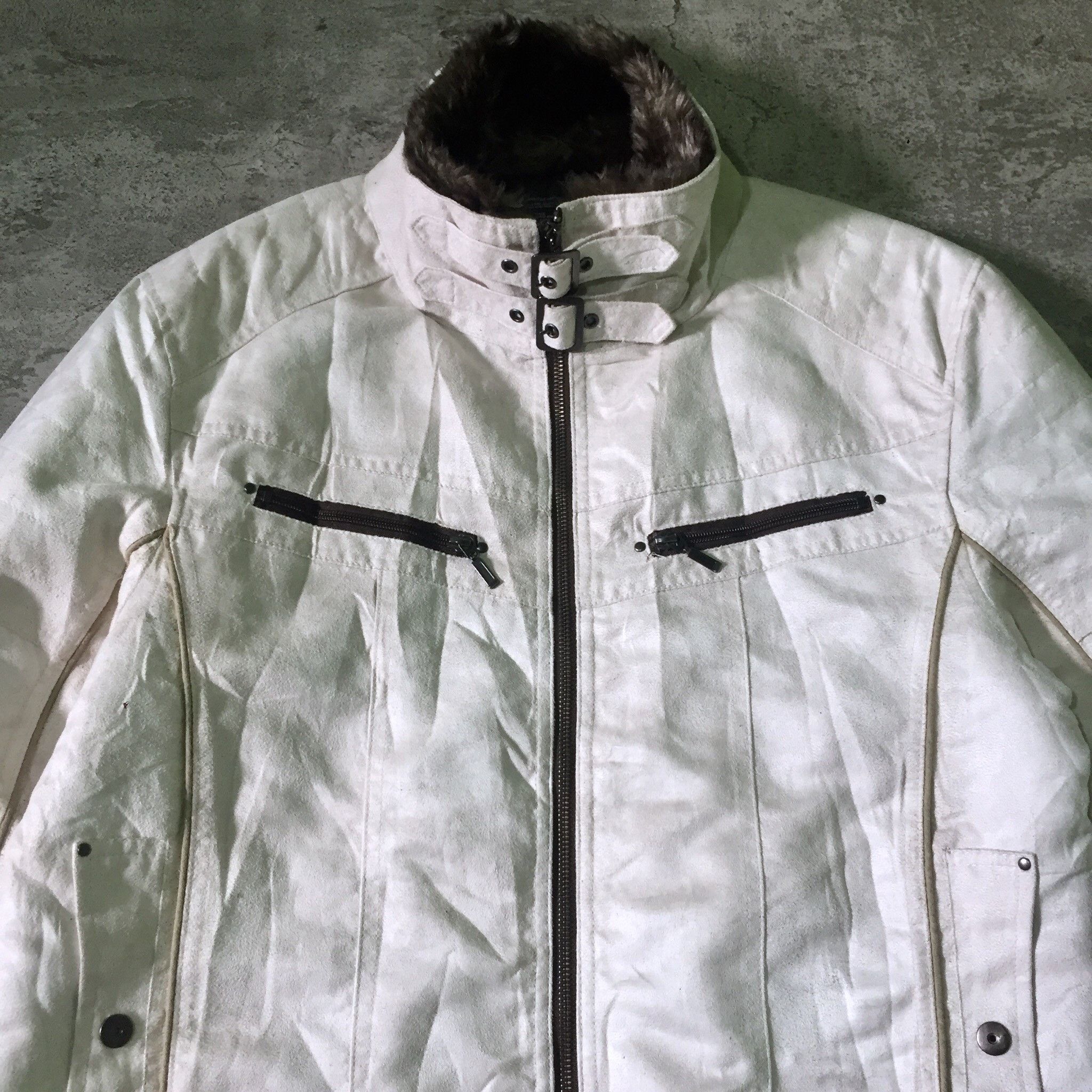Japanese Brand Splendid Saticfaction Faux Suede Fur Rider Jacket L-XL Size US L / EU 52-54 / 3 - 4 Thumbnail