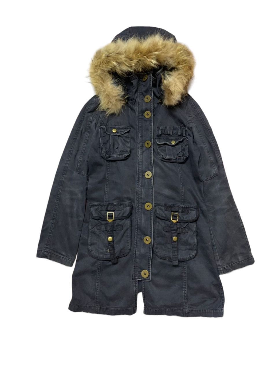 Hysteric Glamour Japanese Brand Unknown Parkas Faux Fur Hoodie Size US S / EU 44-46 / 1 - 1 Thumbnail