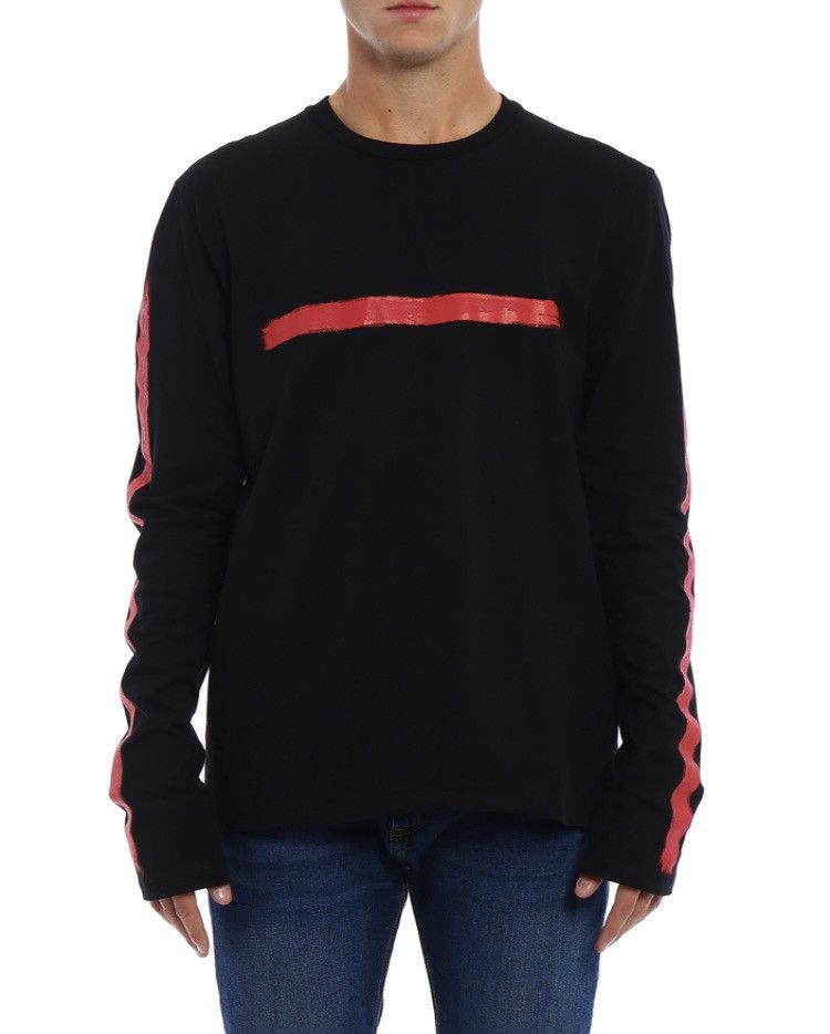 Neil Barrett stripe longsleeve tee tshirt L y2k luxury